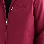 GANT Erkek Bordo Regular Fit Kapüşonlu Logolu Sweatshirt