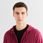 GANT Erkek Bordo Regular Fit Kapüşonlu Logolu Sweatshirt