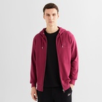 GANT Erkek Bordo Regular Fit Kapüşonlu Logolu Sweatshirt