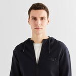 GANT Erkek Siyah Relaxed Fit Kapüşonlu Logolu Sweatshirt
