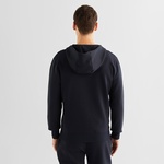 GANT Erkek Siyah Relaxed Fit Kapüşonlu Logolu Sweatshirt