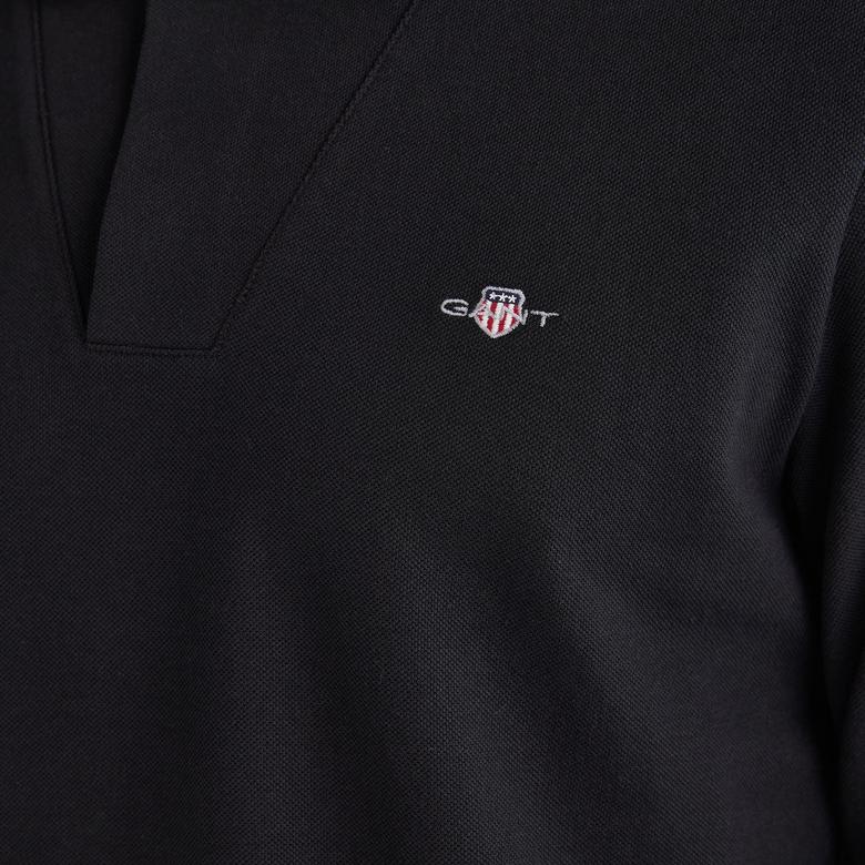 GANT Erkek Siyah Slim Fit Polo