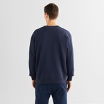 GANT Erkek Lacivert Relaxed Fit Bisiklet Yaka Logolu Sweatshirt