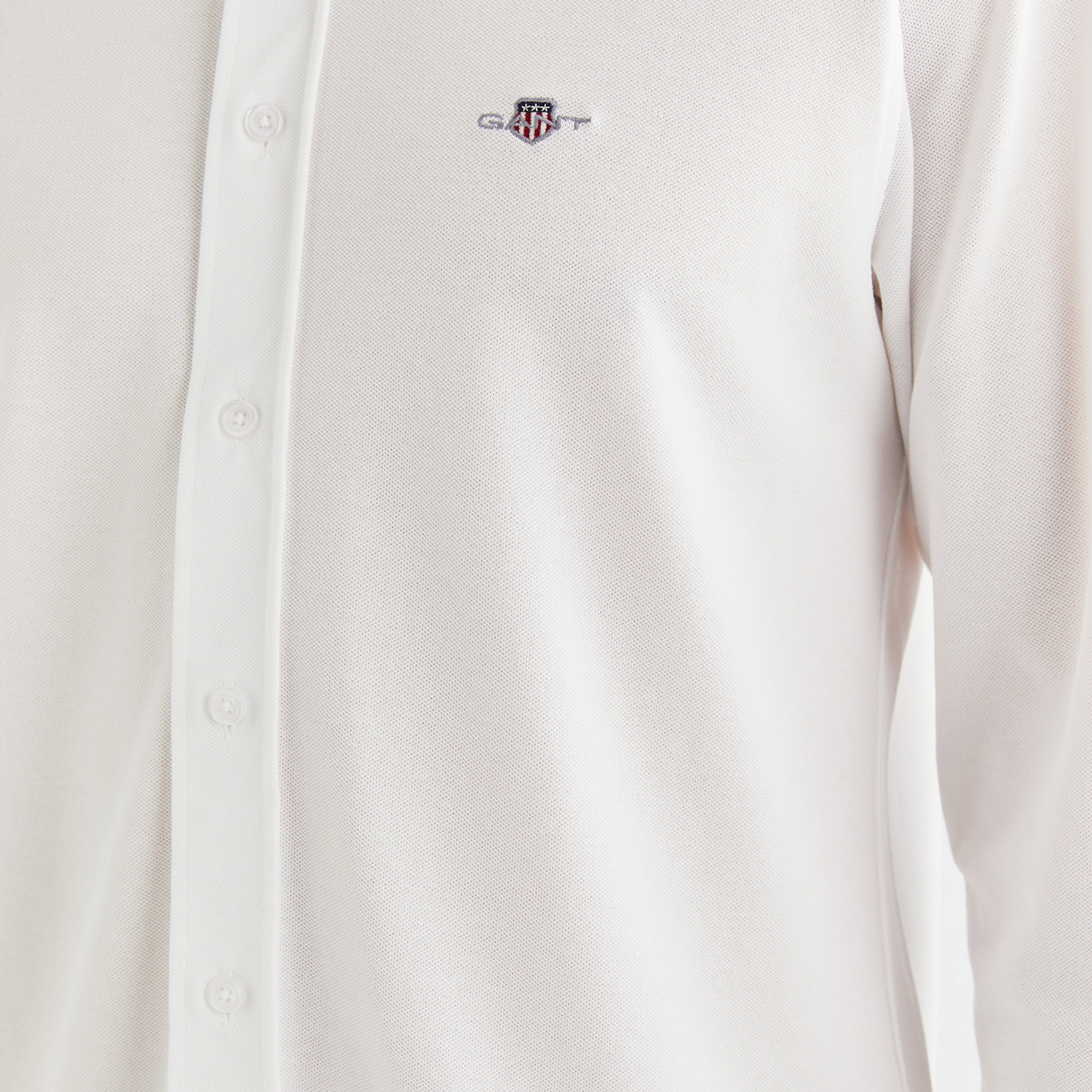 GANT Erkek Beyaz Regular Fit Gömlek