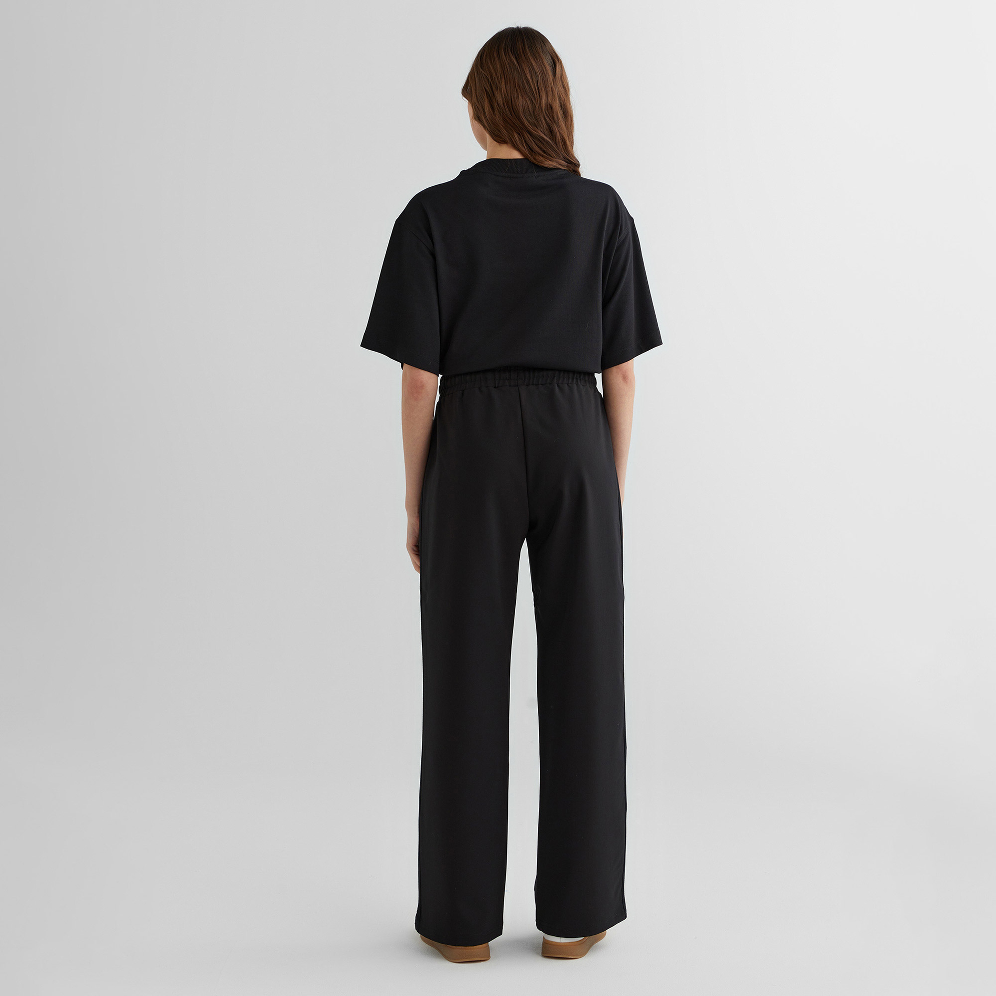 GANT Kadın Siyah Regular Fit Eşofman Altı