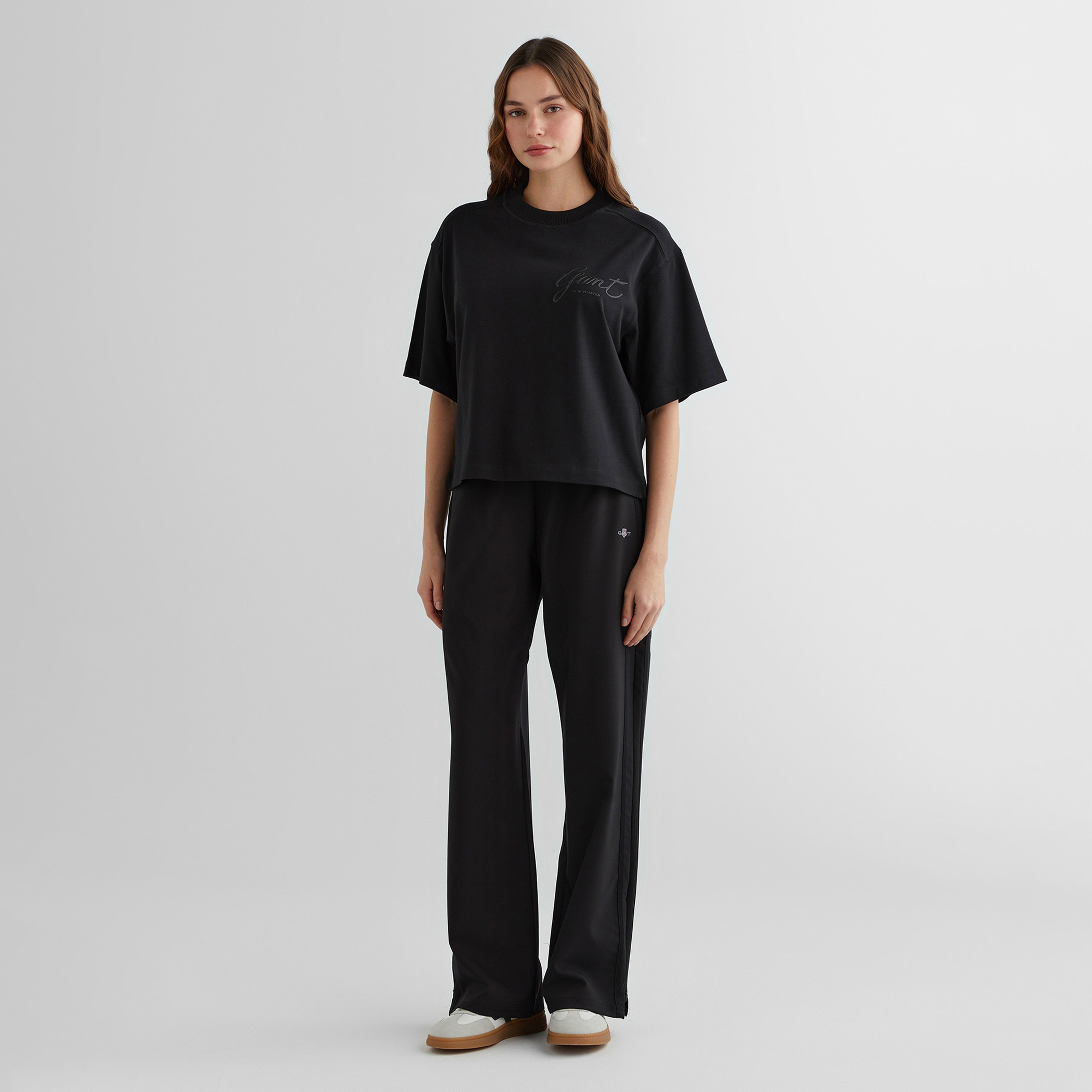 GANT Kadın Siyah Regular Fit Eşofman Altı