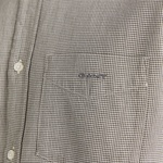 GANT Erkek Gri Regular Fit Düğmeli Yaka Kareli Gömlek