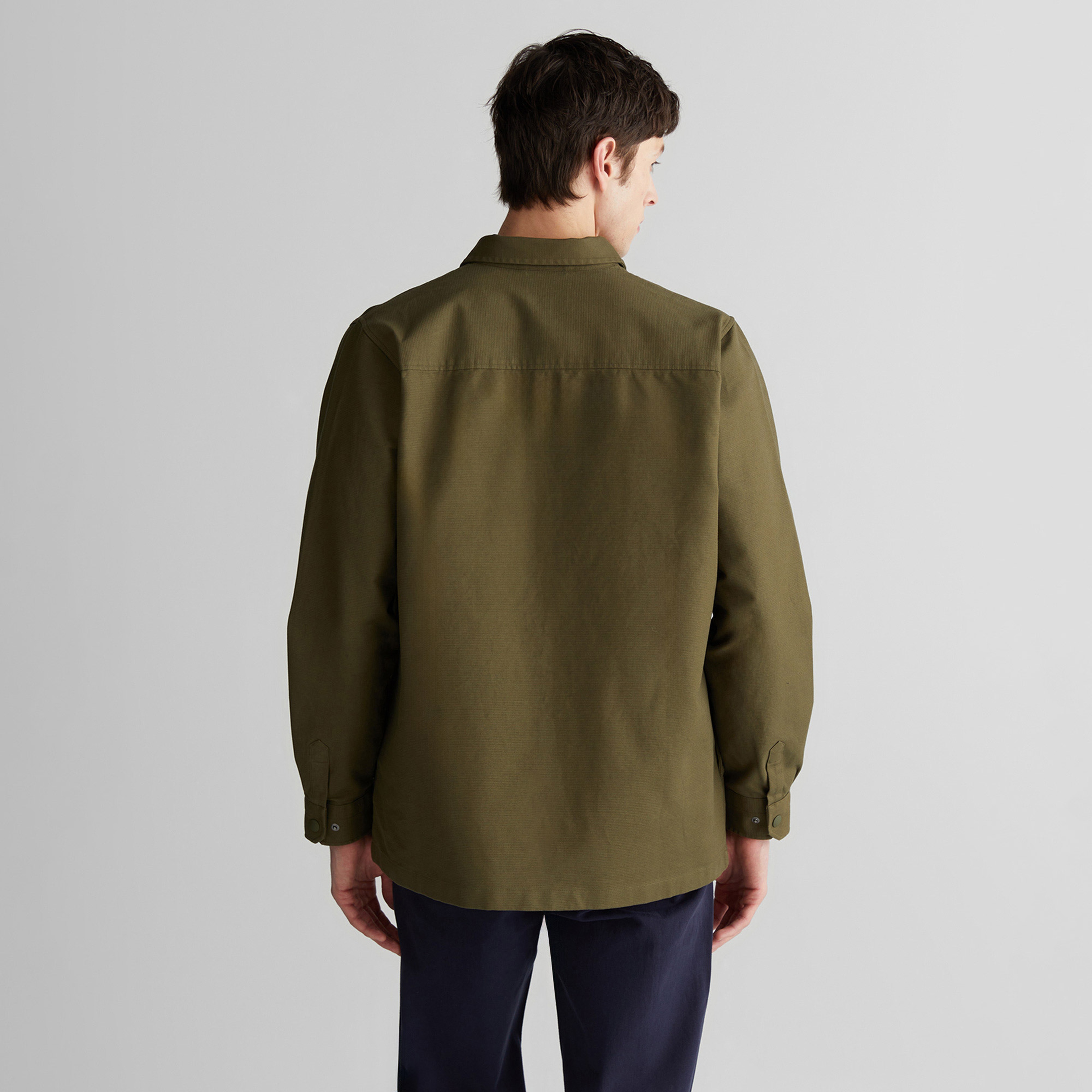 GANT Erkek Yeşil Oversize Fit Logolu Gömlek