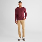 GANT Erkek Bordo Regular Fit Bisiklet Yaka Kazak