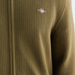 GANT Erkek Yeşil Regular Fit Fermuarlı Hırka