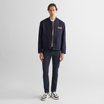 GANT Erkek Lacivert Oversize Fit Hakim Yaka Logolu Ceket