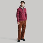 GANT Erkek Bordo Regular Fit Yarım Fermuarlı Kazak