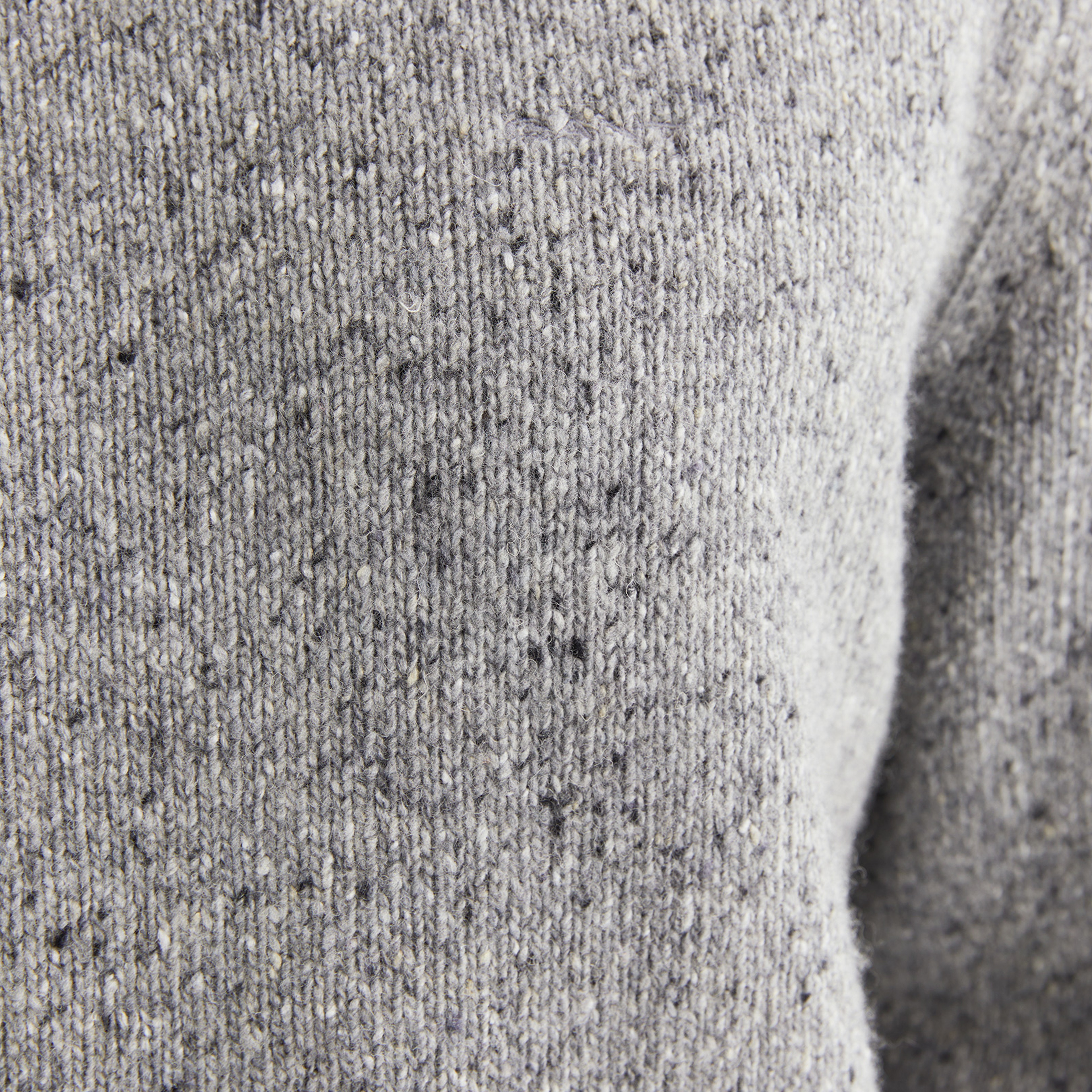 GANT Erkek Gri Regular Fit Bisiklet Yaka Kazak