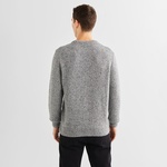 GANT Erkek Gri Regular Fit Bisiklet Yaka Kazak