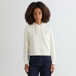 GANT Kadın Krem Regular Fit Kapüşonlu Sweatshirt