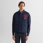 GANT Erkek Lacivert Regular Fit Hakim Yaka Logolu Yelek