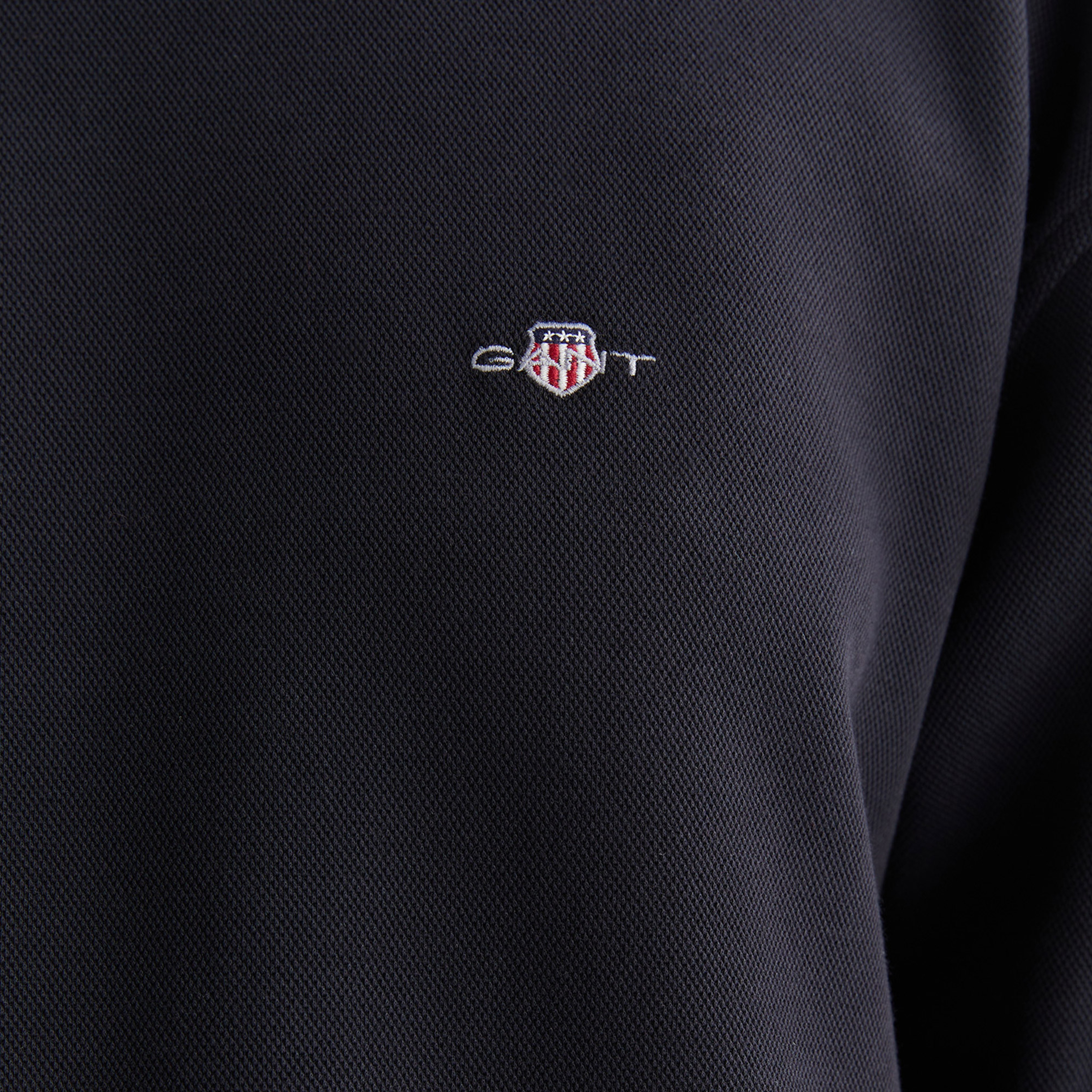 GANT Kadın Siyah Oversize Fit Bisiklet Yaka Sweatshirt