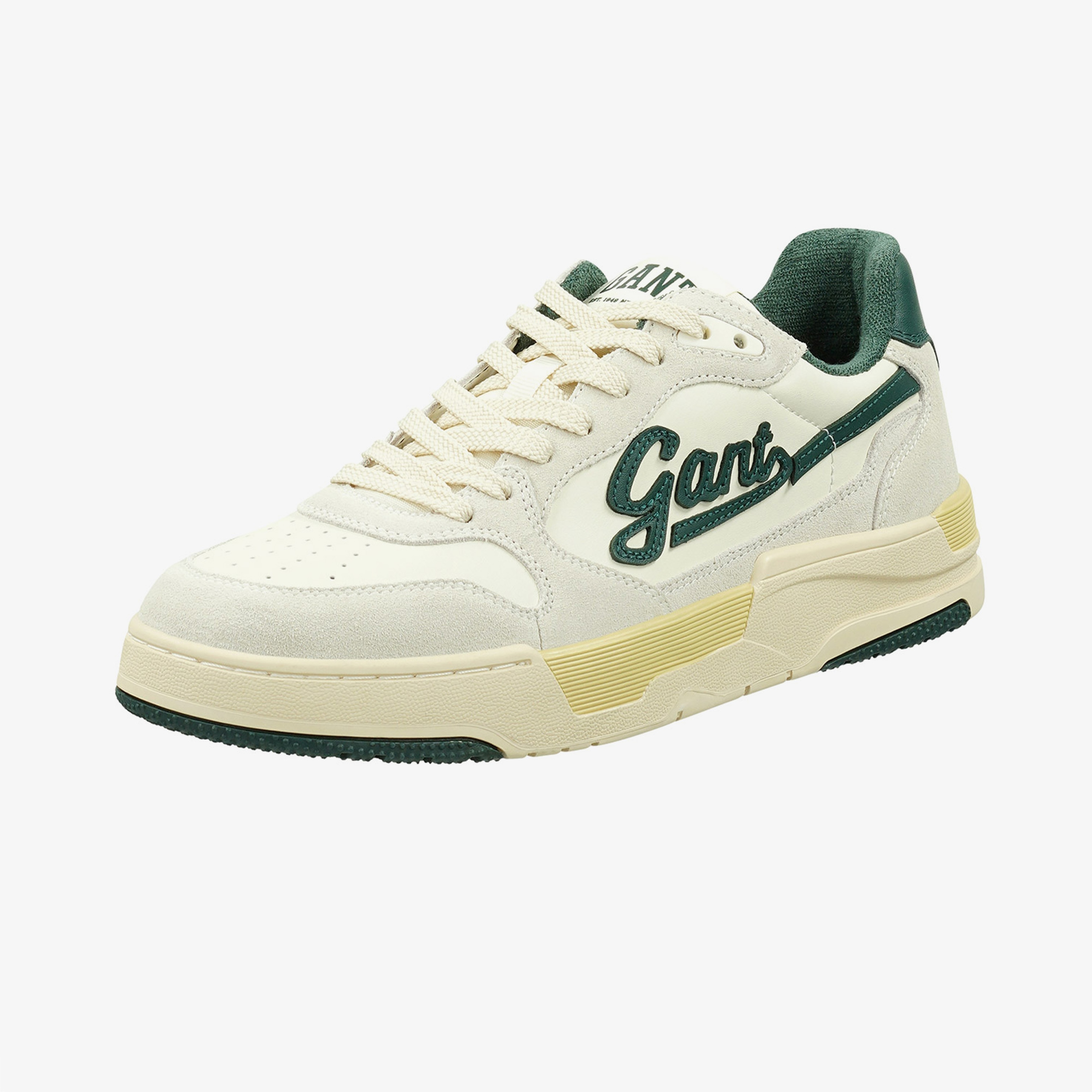 GANT Erkek Krem Deri Sneaker