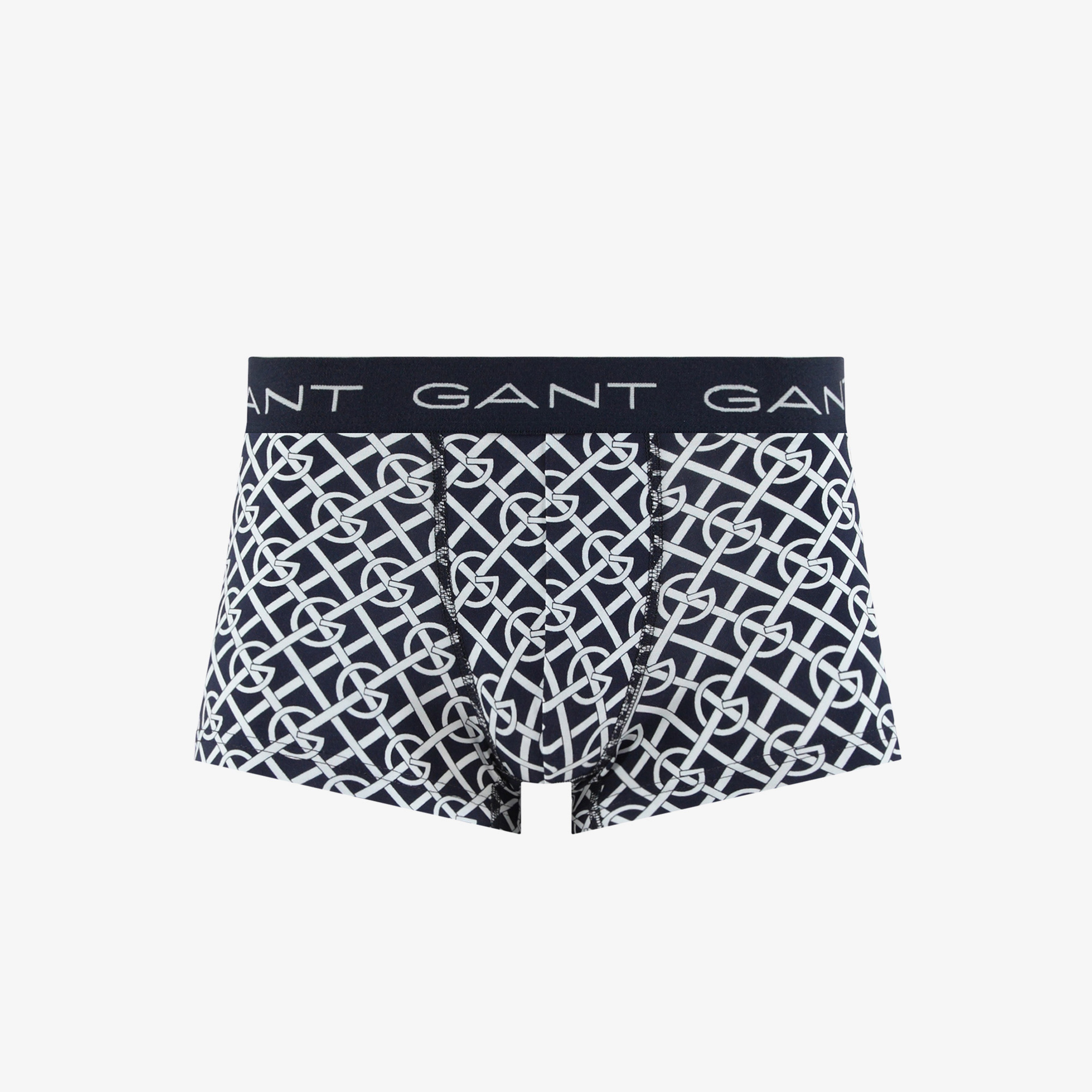 GANT Erkek Lacivert Slim Fit Logolu 3'lü Boxer