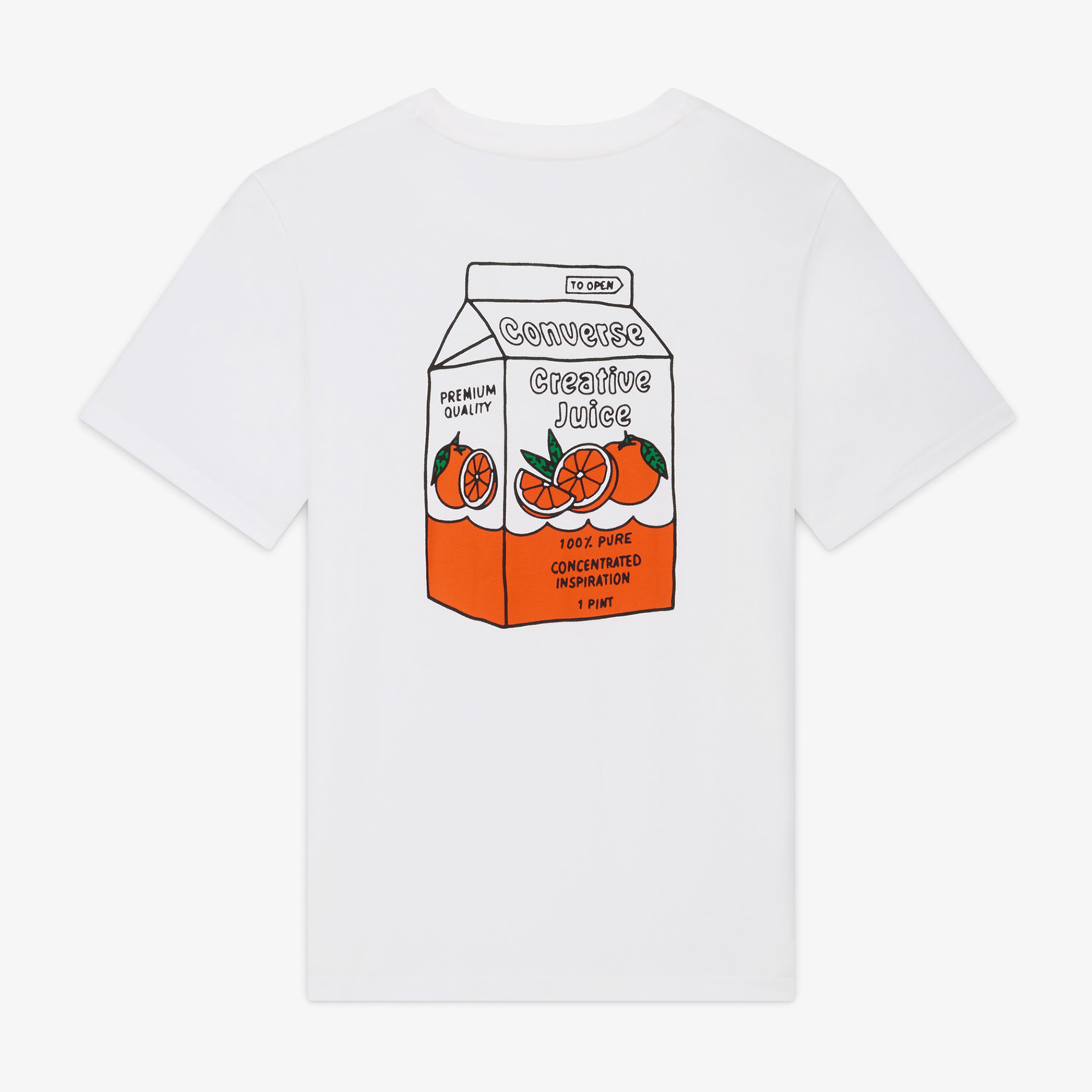 Converse Creative Juice Unisex Beyaz  T-Shirt