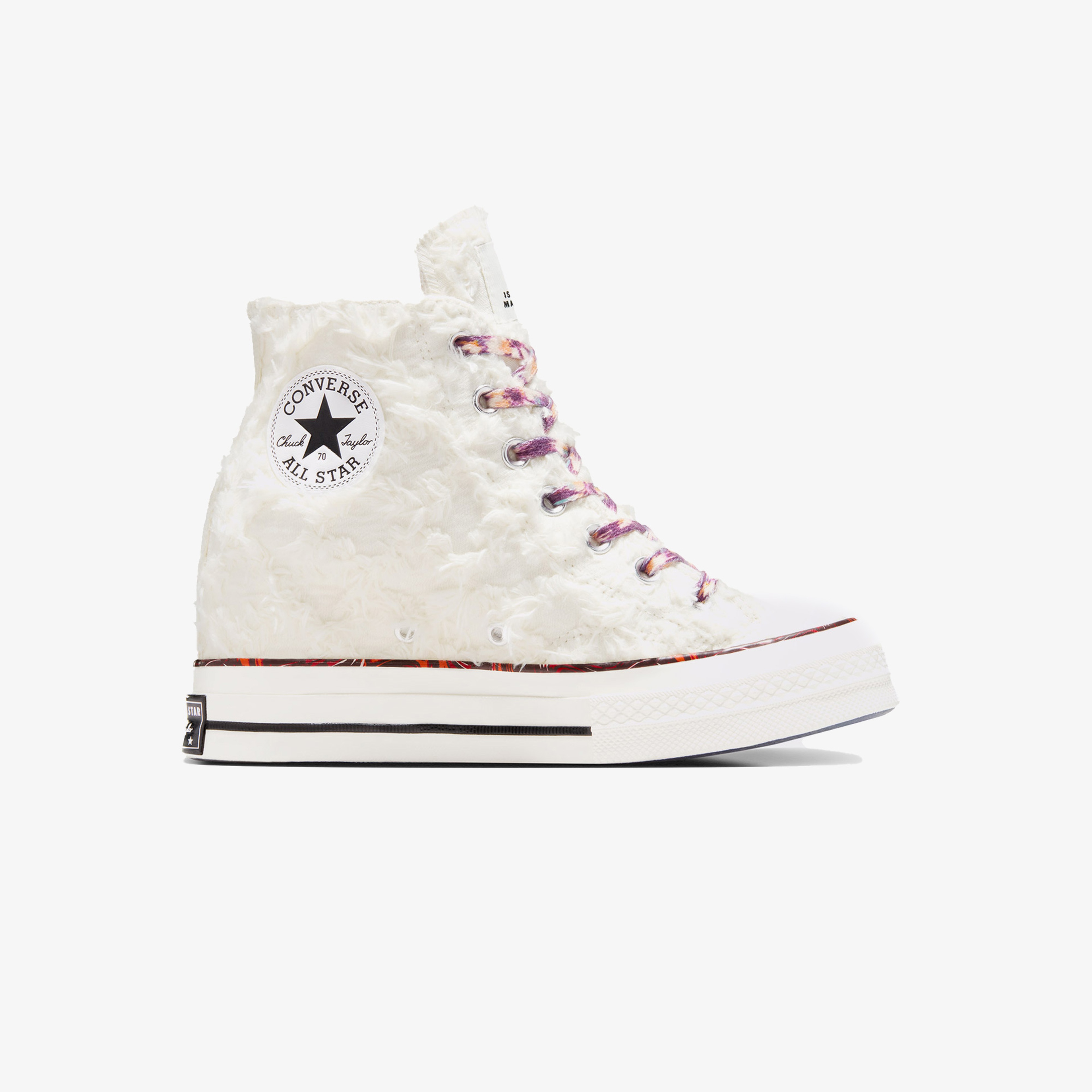 Converse Chuck 70 Wedge Unisex Bej Platform Sneaker