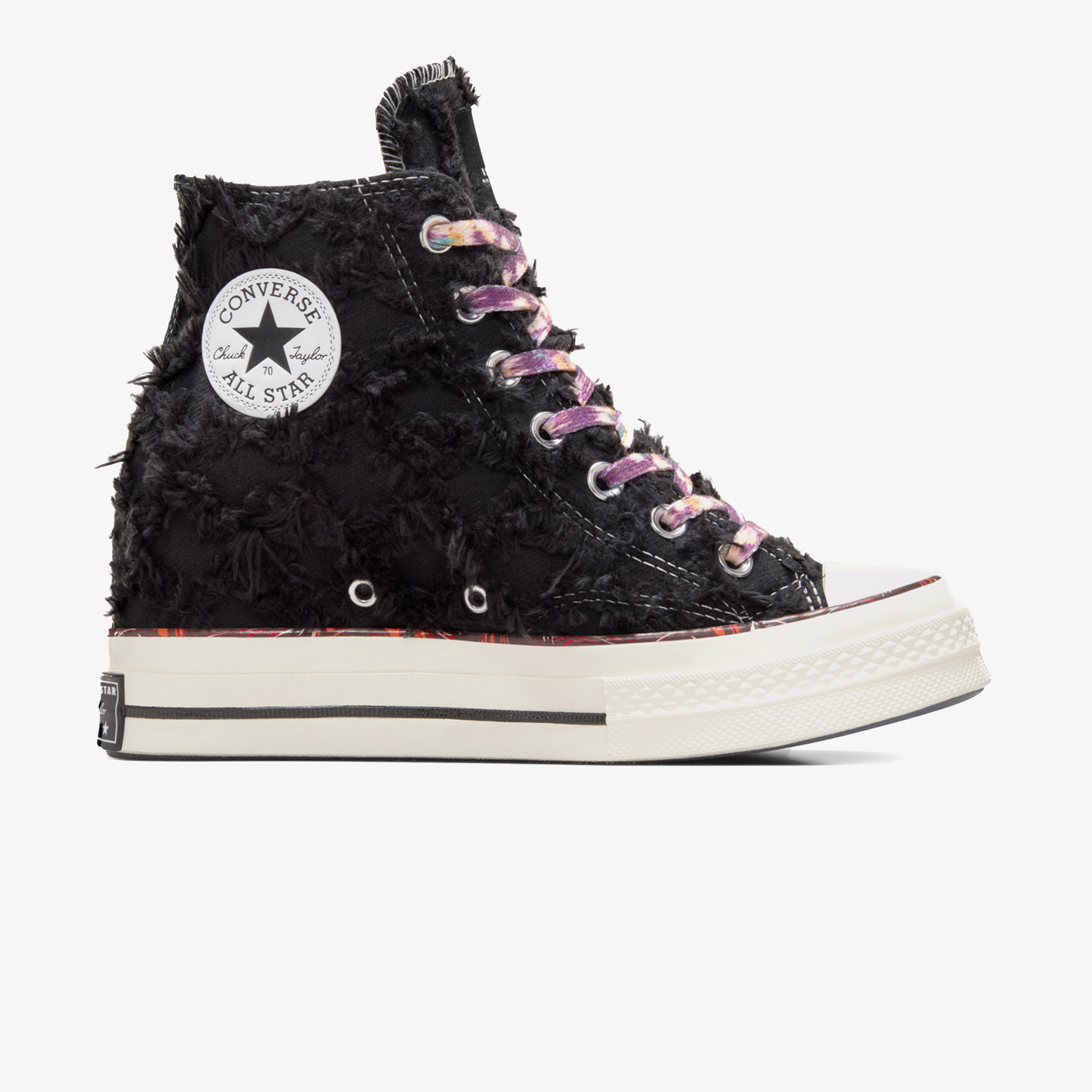 Converse Chuck 70 Wedge Kadın Siyah Platform Sneaker