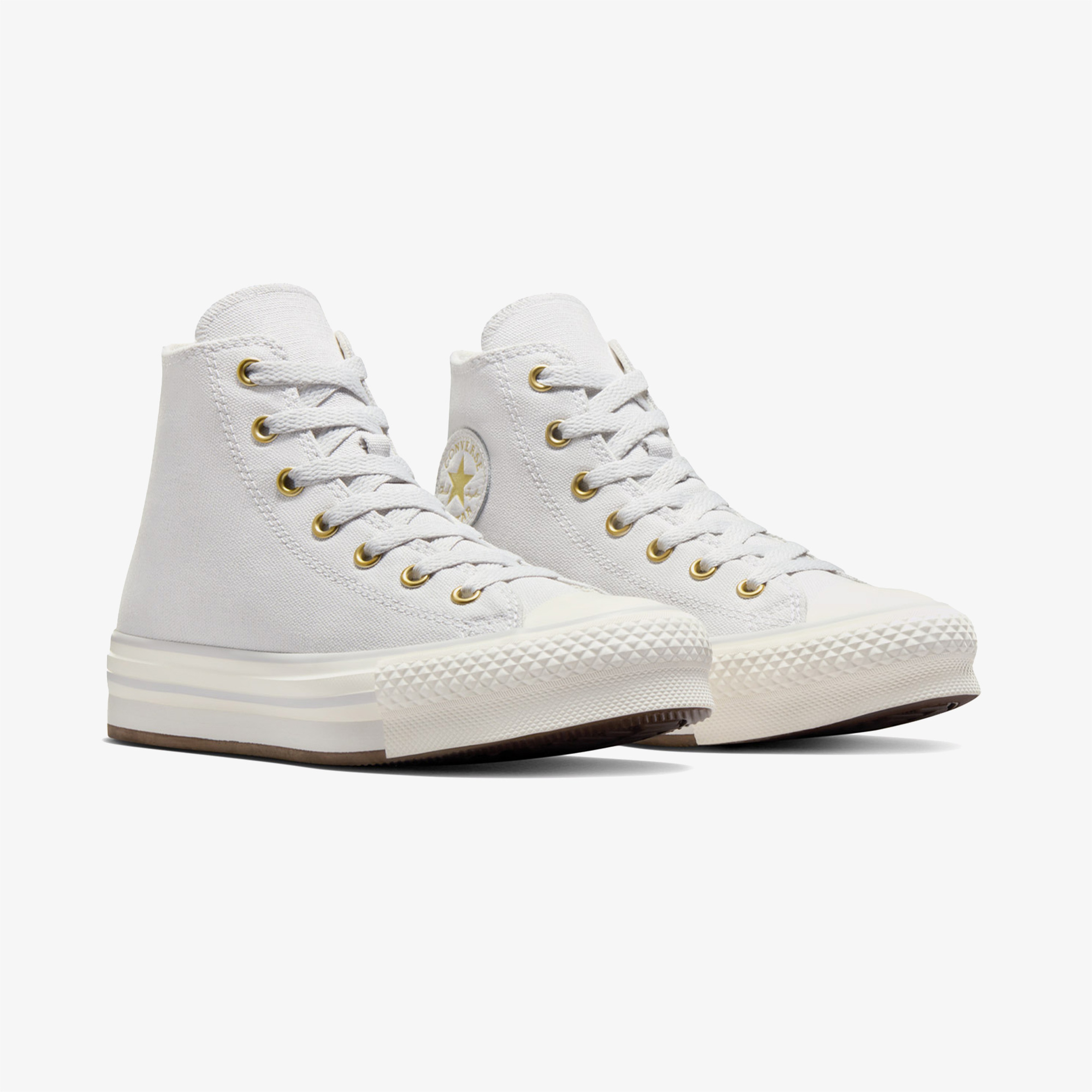Converse Chuck Taylor All Star EVA Lift Çocuk Gri Platform Sneaker