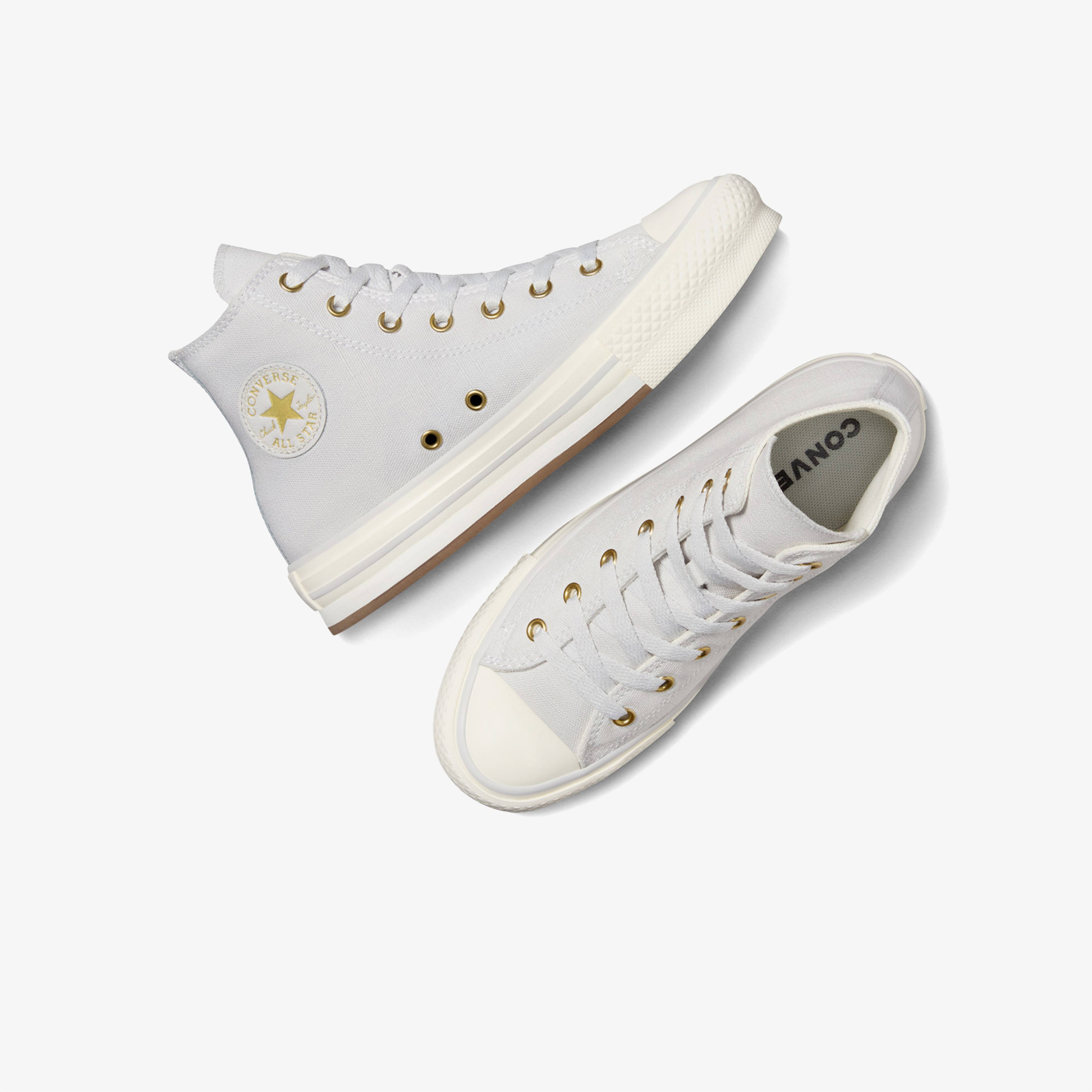 Converse Chuck Taylor All Star EVA Lift Çocuk Gri Platform Sneaker