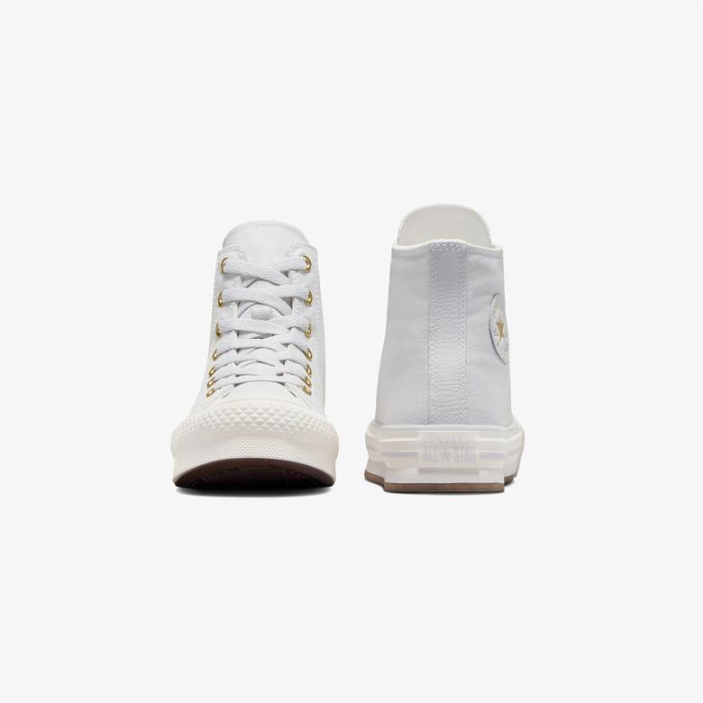 Converse Chuck Taylor All Star EVA Lift Çocuk Gri Platform Sneaker