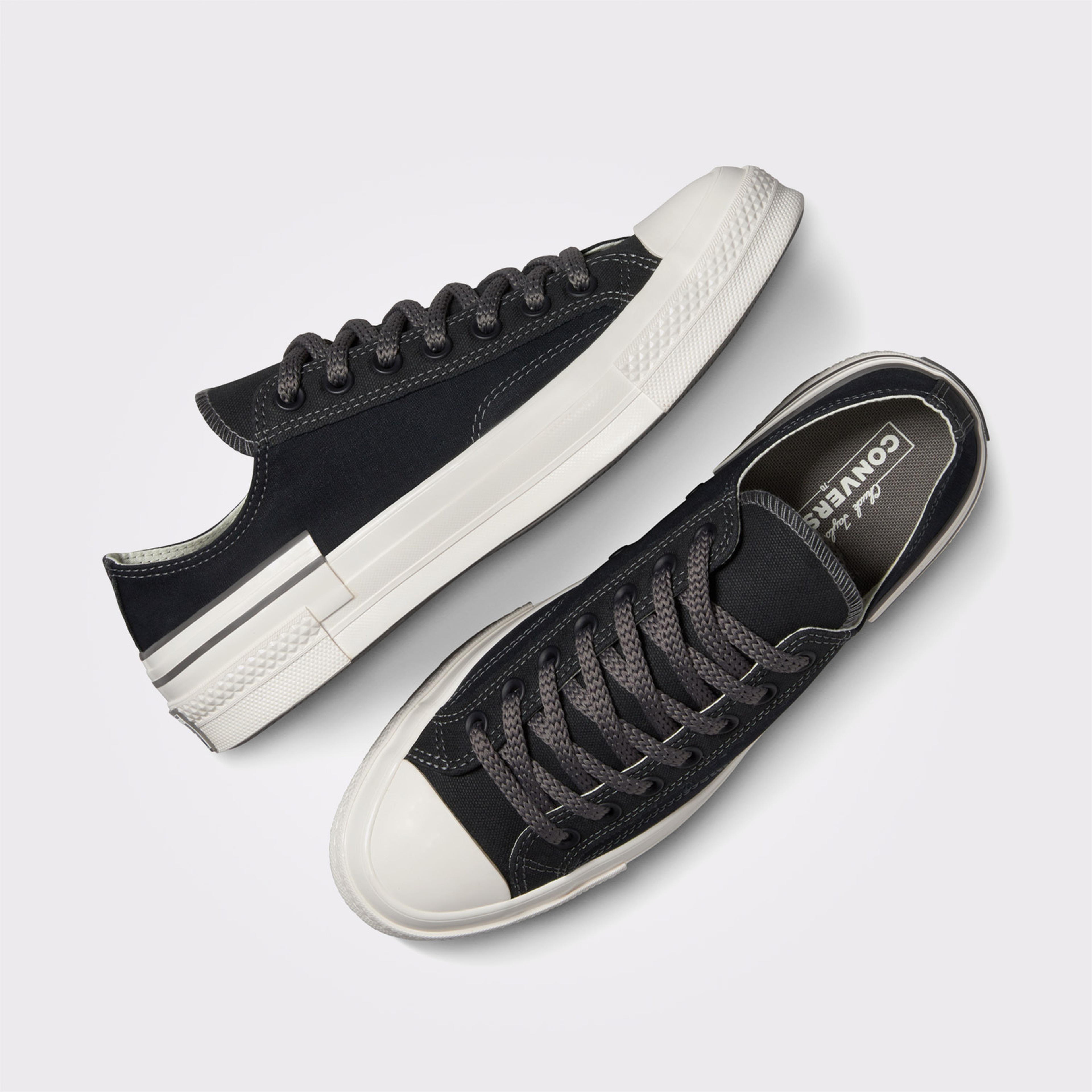 Converse Chuck 70 Hacked Heel Unisex Siyah Platform Sneaker