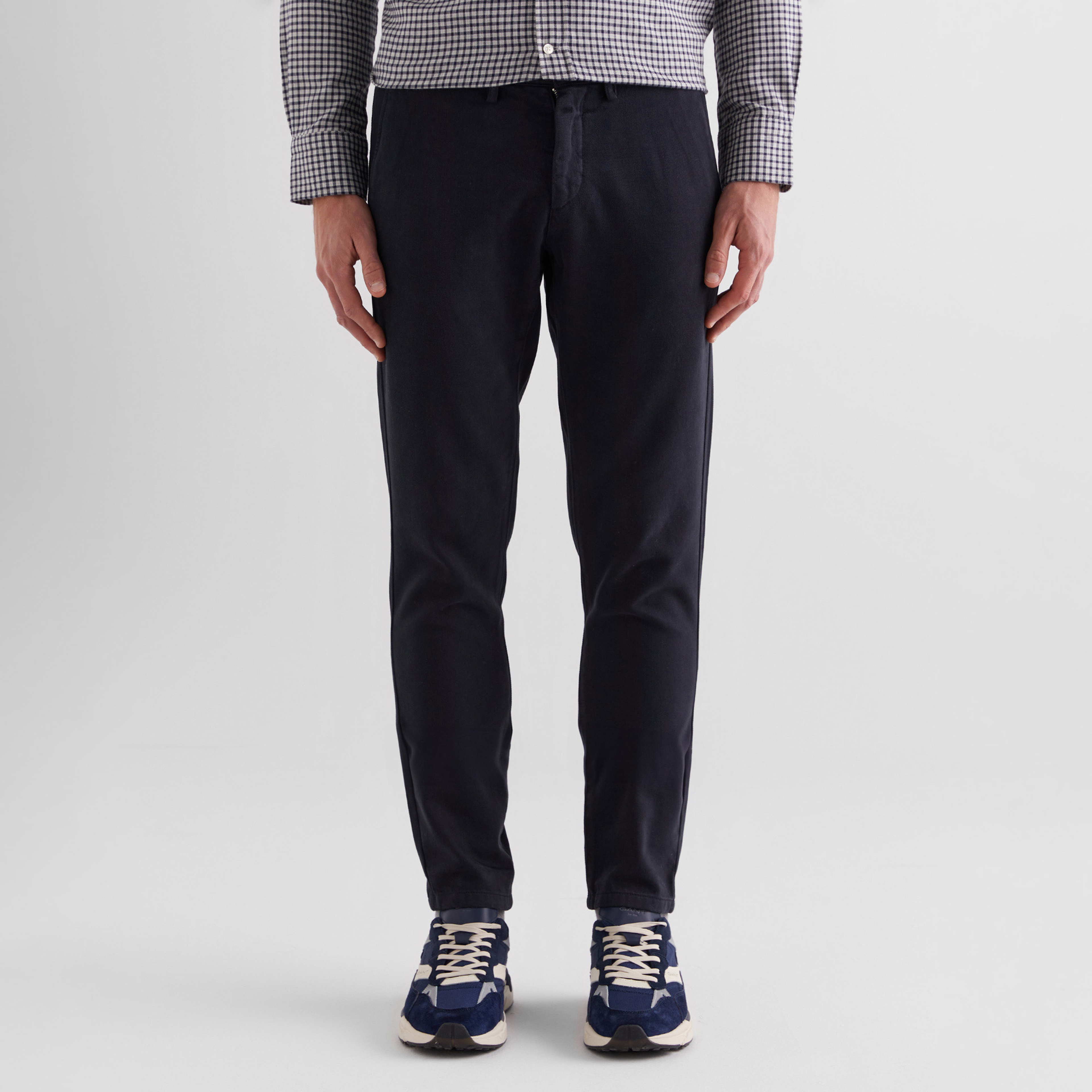 GANT Erkek Siyah Regular Fit Pantolon