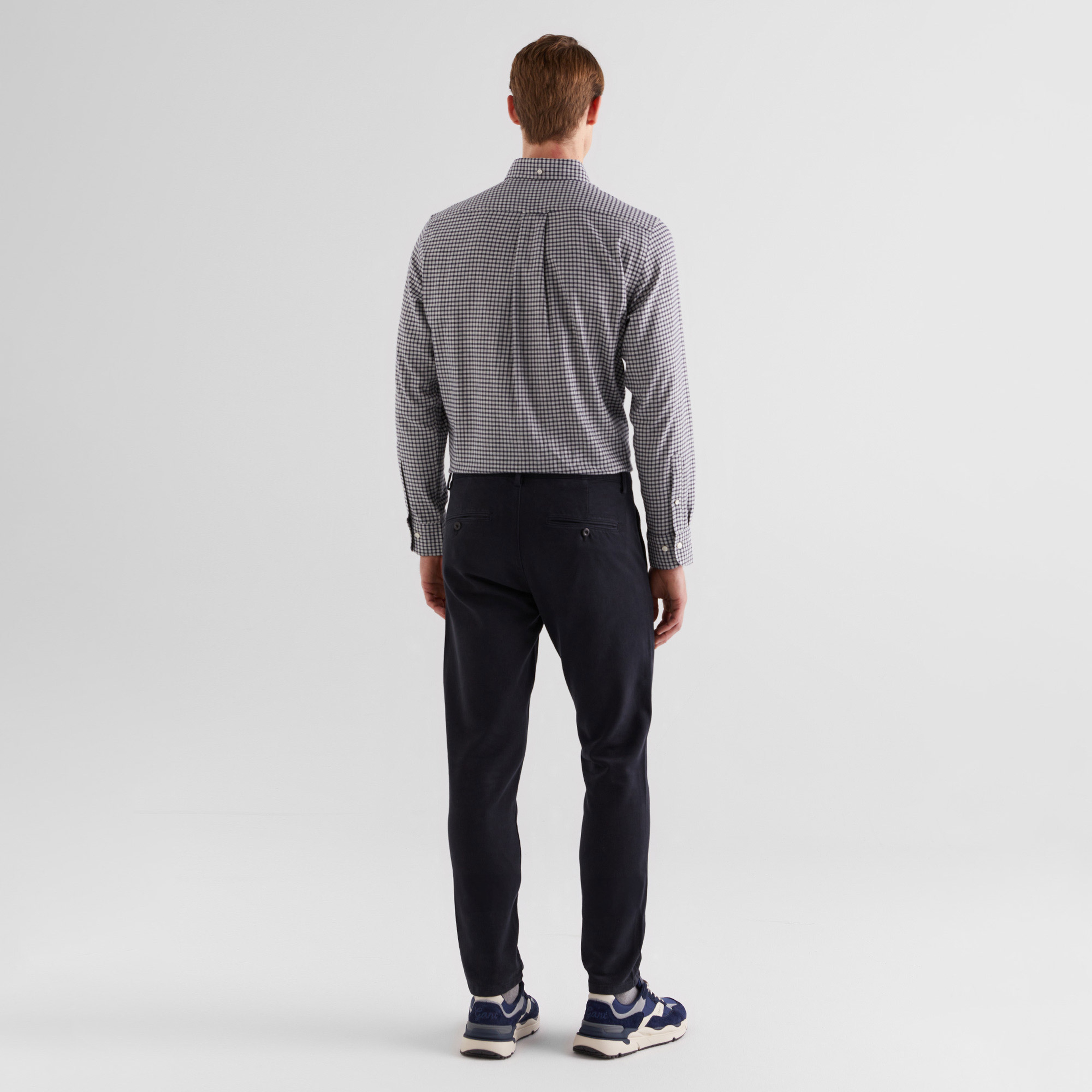 GANT Erkek Siyah Regular Fit Pantolon