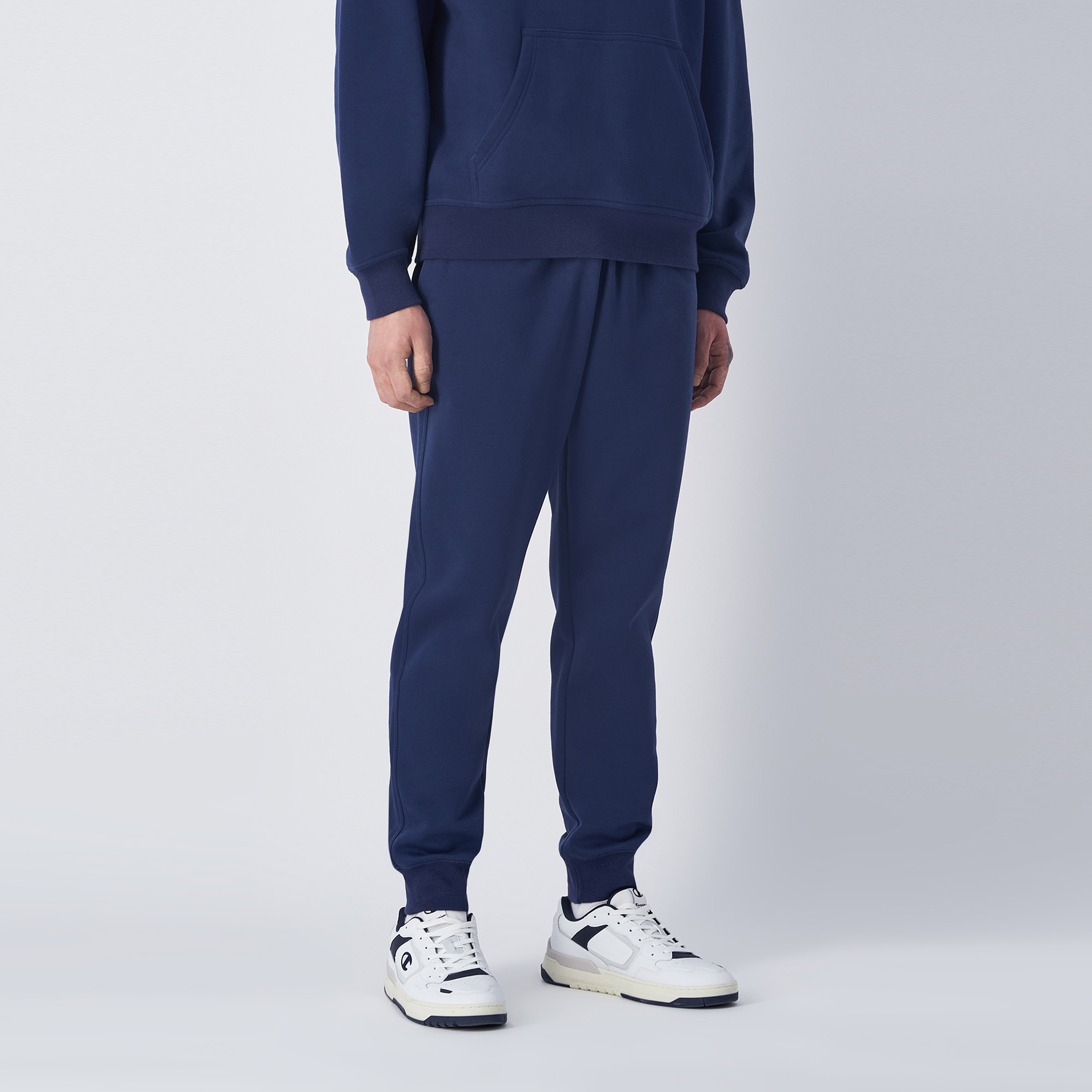 Champion Tonal C Logo Fleece Jogger Erkek Lacivert Eşofman Altı