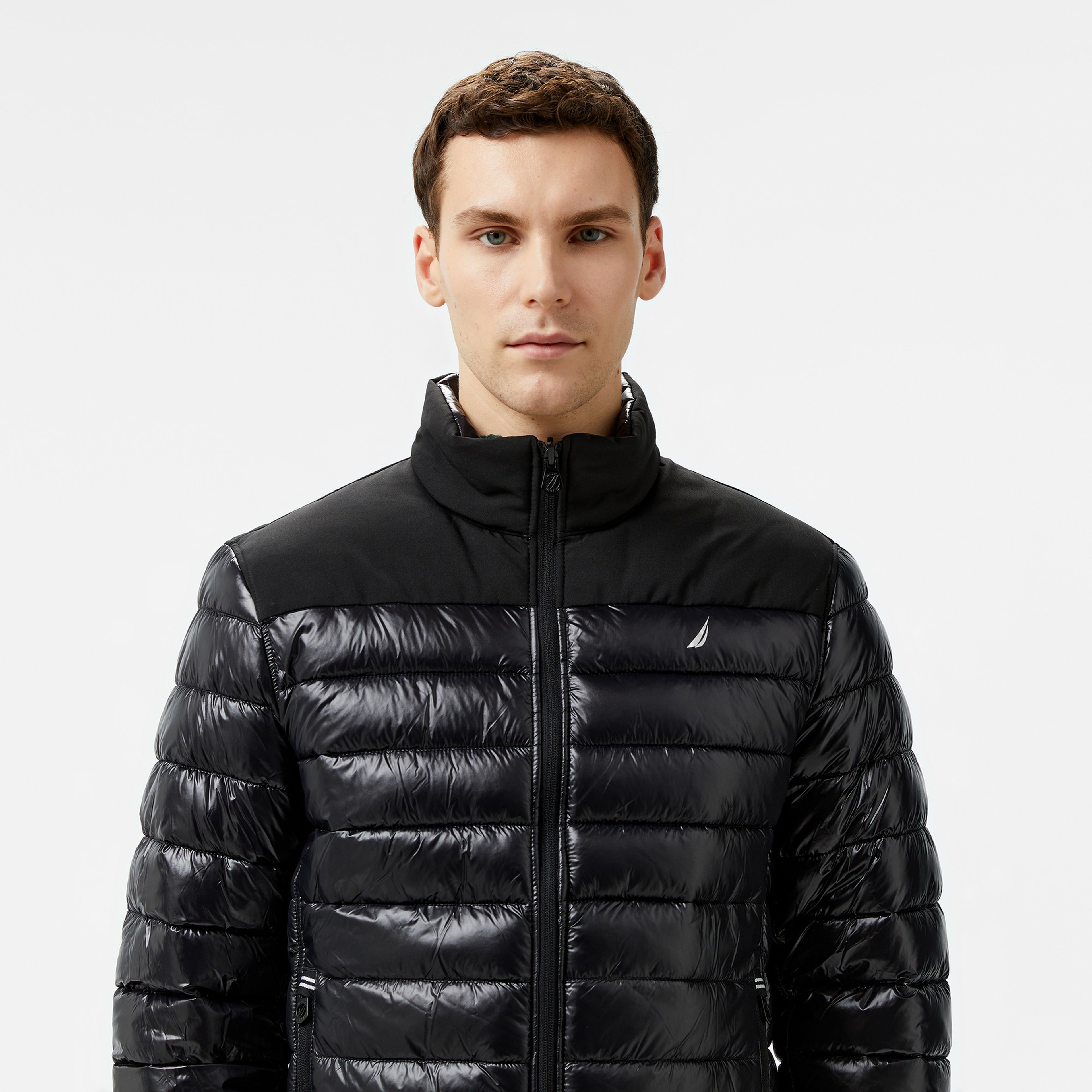 Nautica Erkek Siyah Çift Taraflı Mont