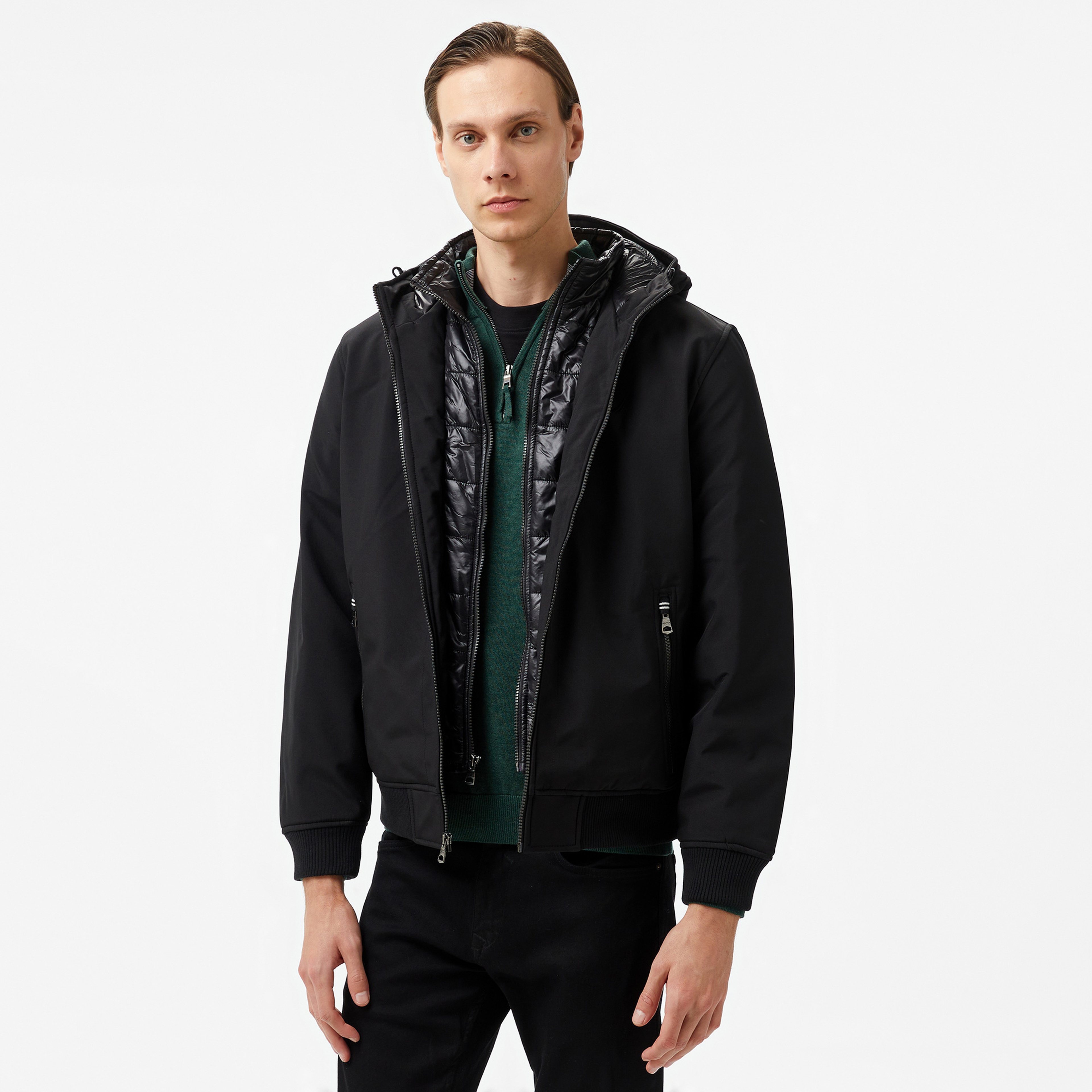 Nautica Erkek Siyah Mont