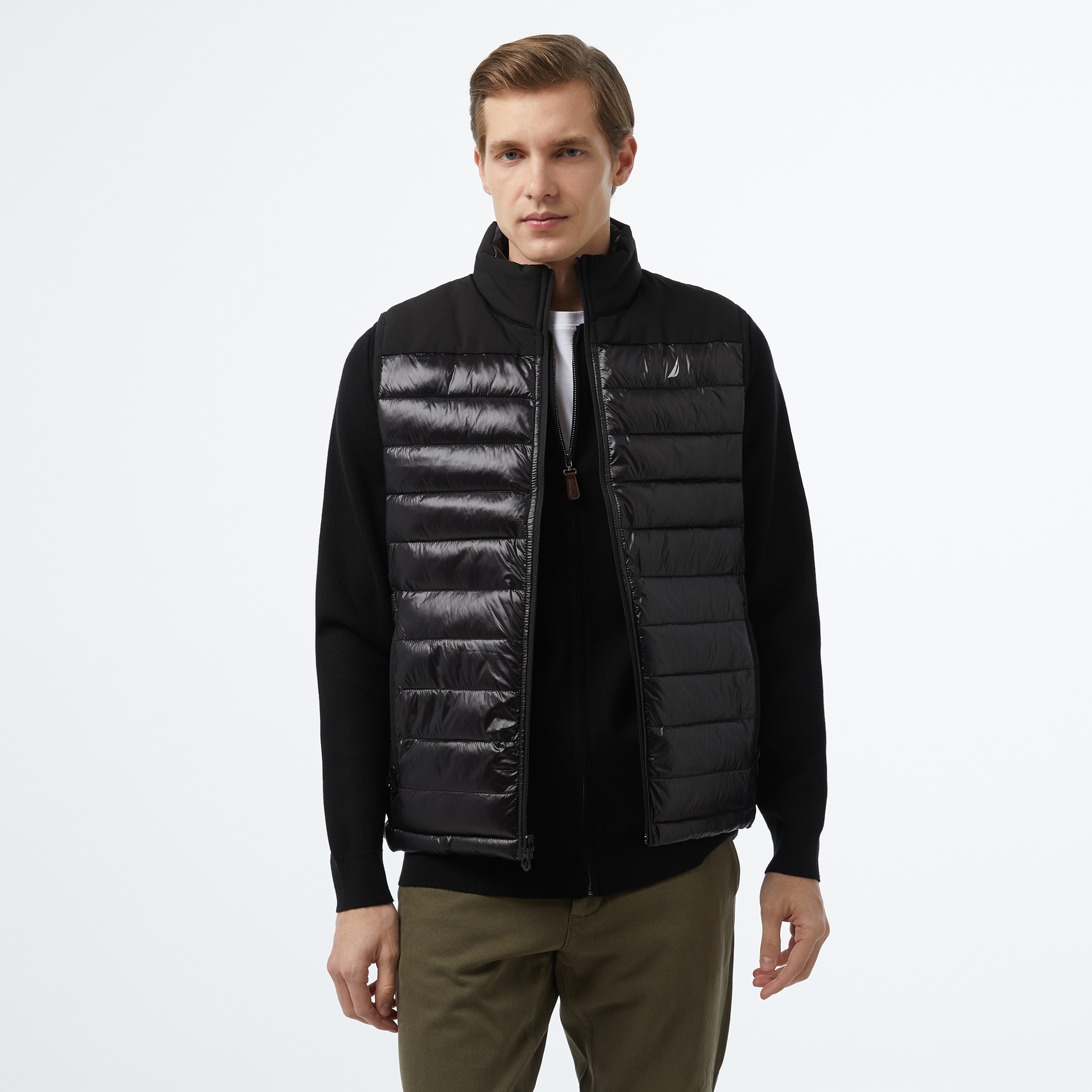 Nautica Erkek Siyah Çift Taraflı Yelek