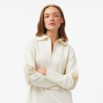 Nautica Kadın Beyaz Uzun Kollu Regular Fit Elbise