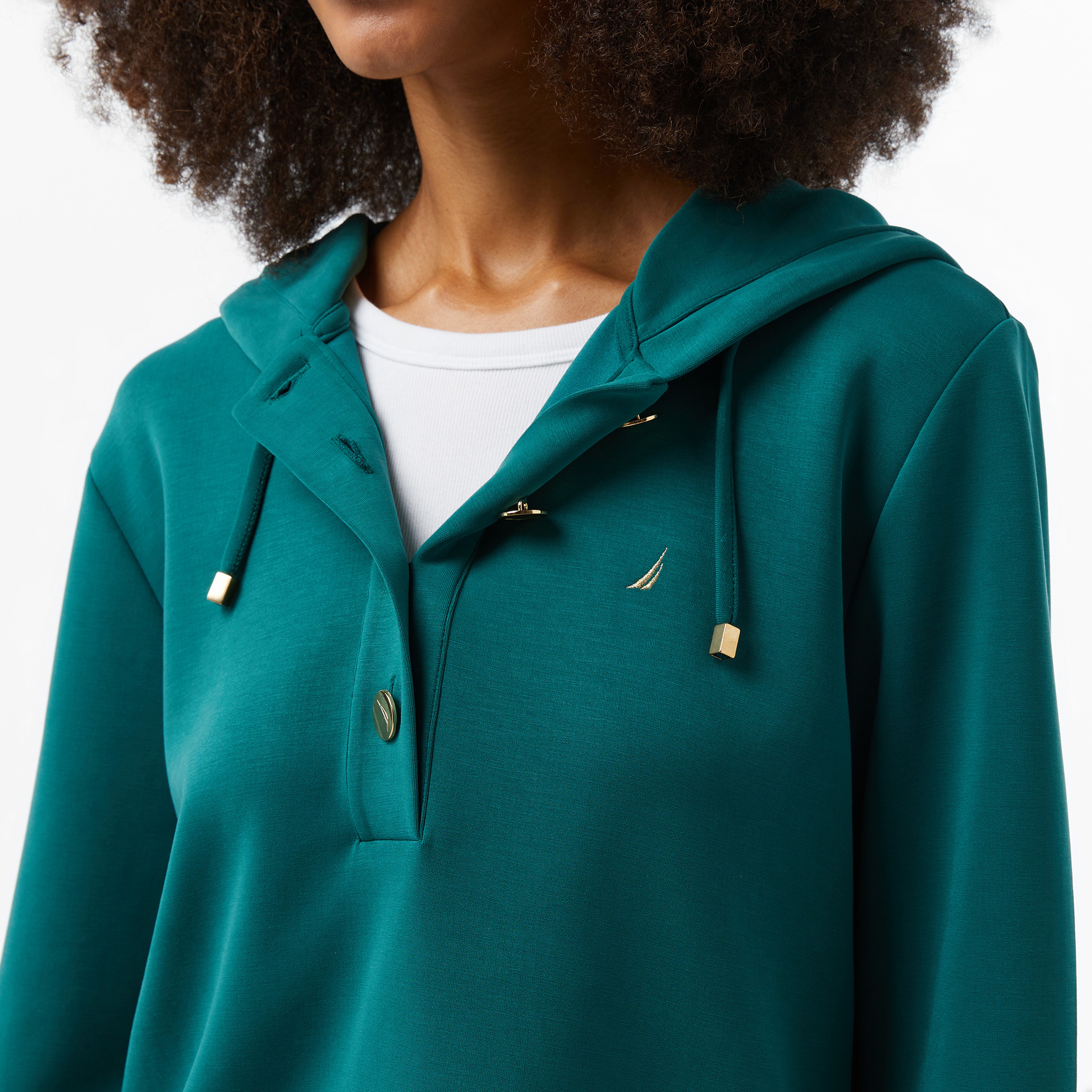 Nautica Kadın Yeşil Regular Fit Sweatshirt