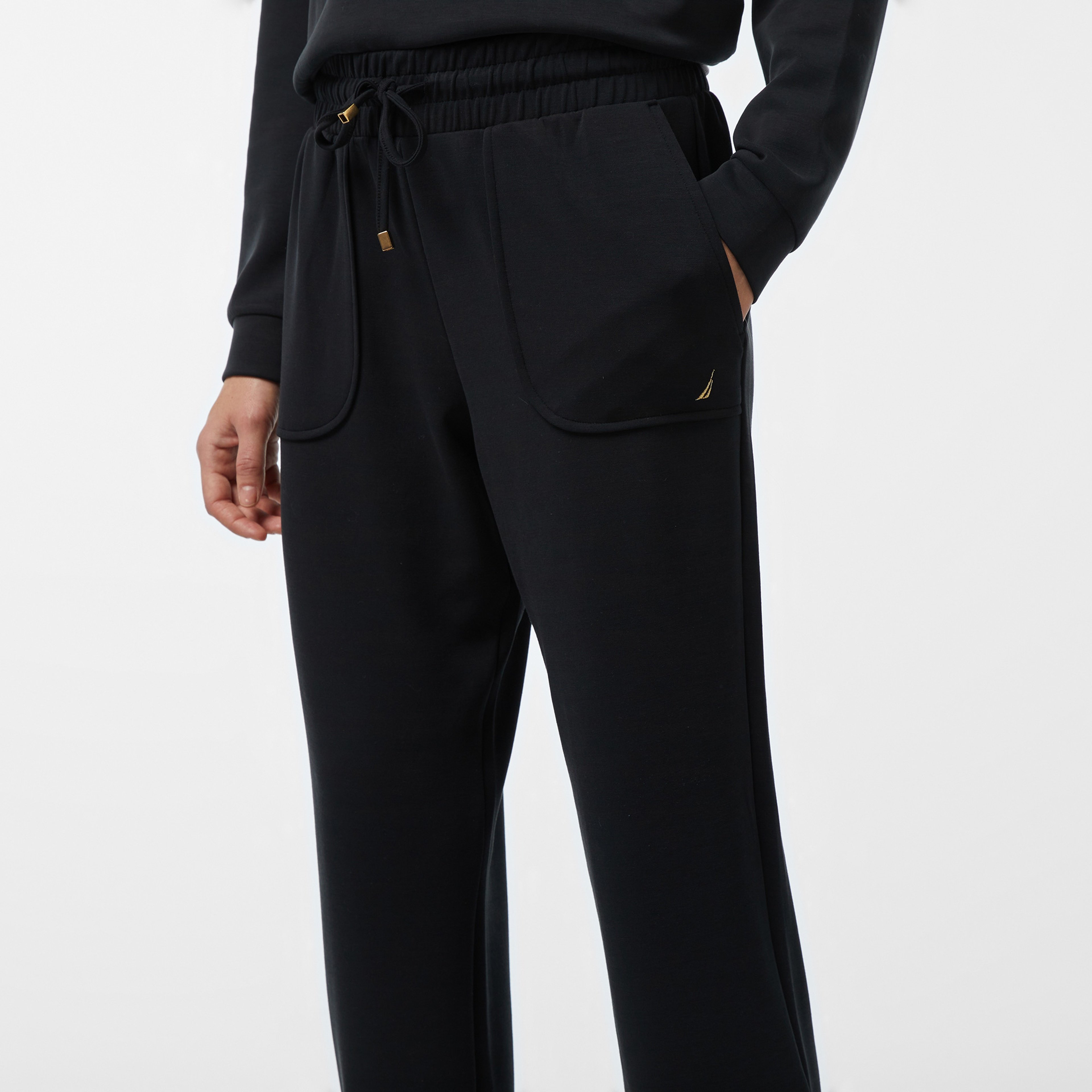 Nautica Kadın Siyah Regular Fit Eşofman Altı