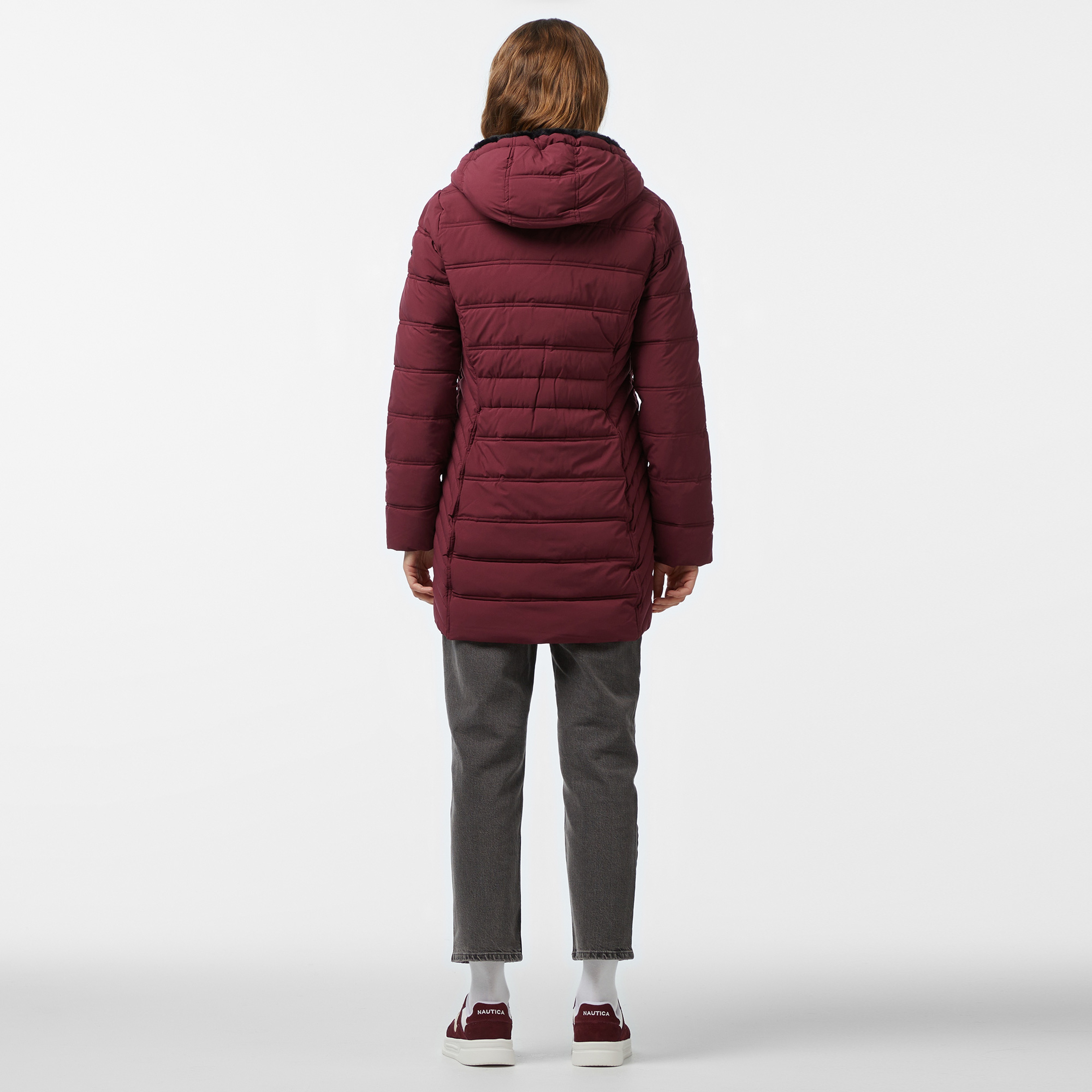 Nautica Kadın Bordo Mont