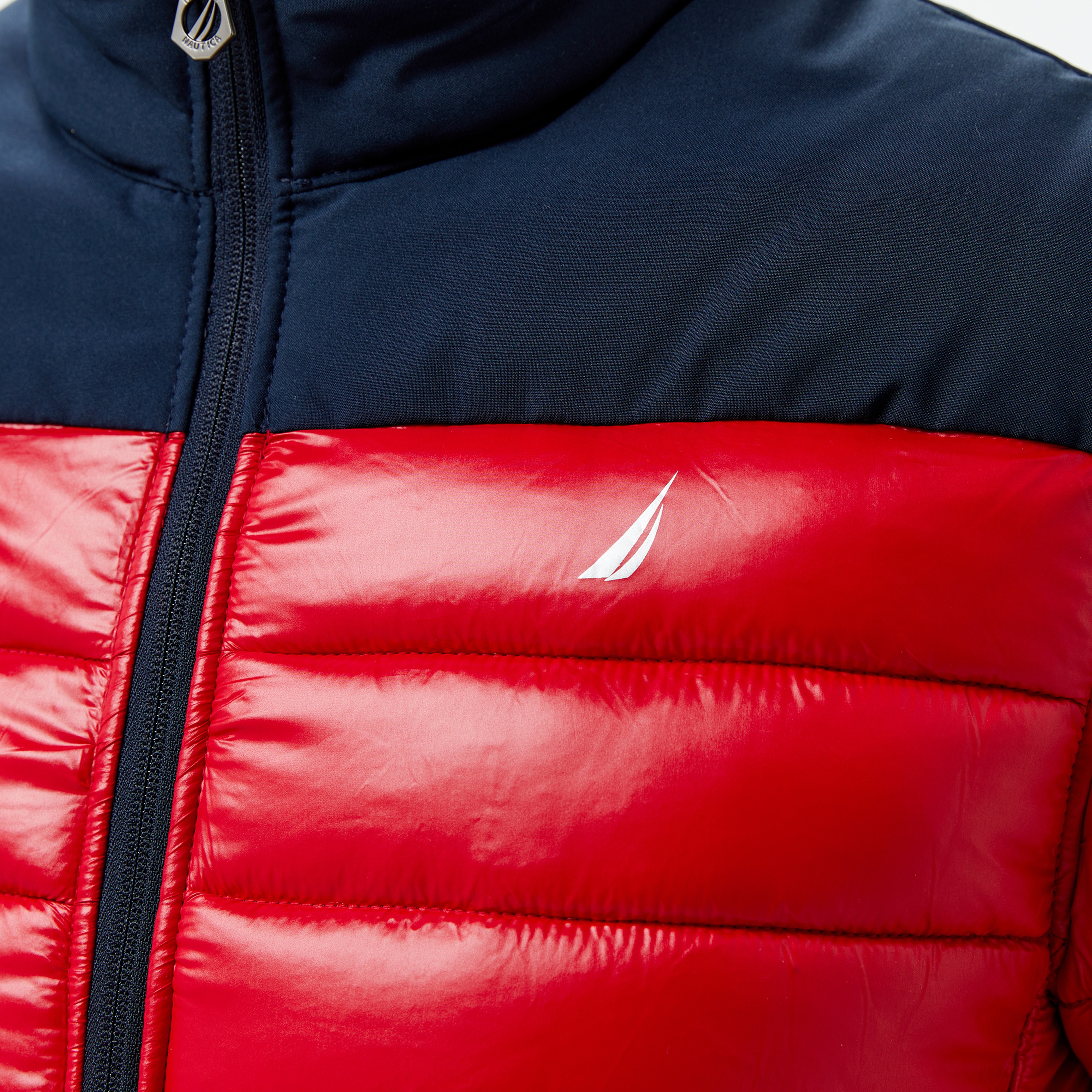 Nautica Erkek Kırmızı & Lacivert Çift Taraflı Mont