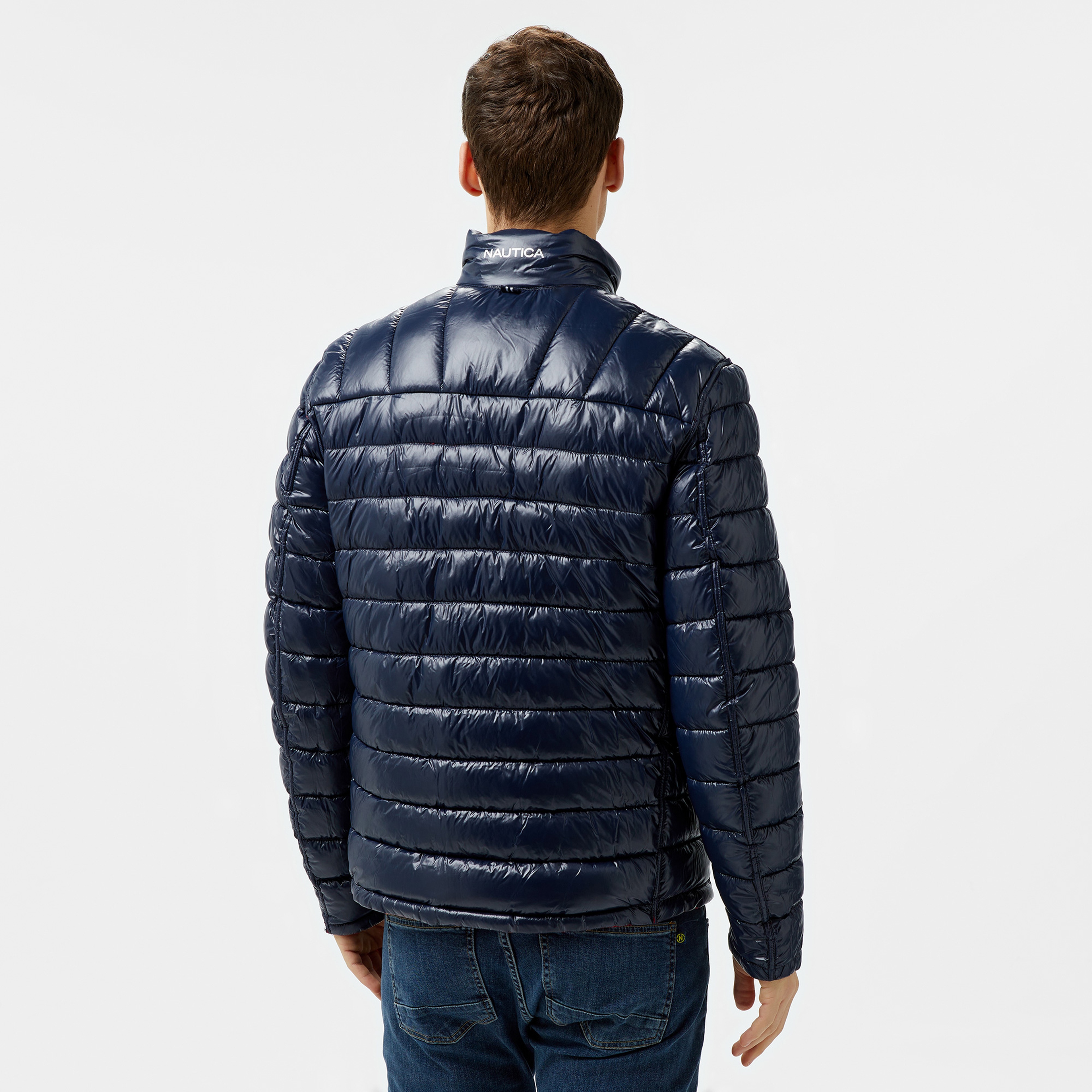 Nautica Erkek Kırmızı & Lacivert Çift Taraflı Mont