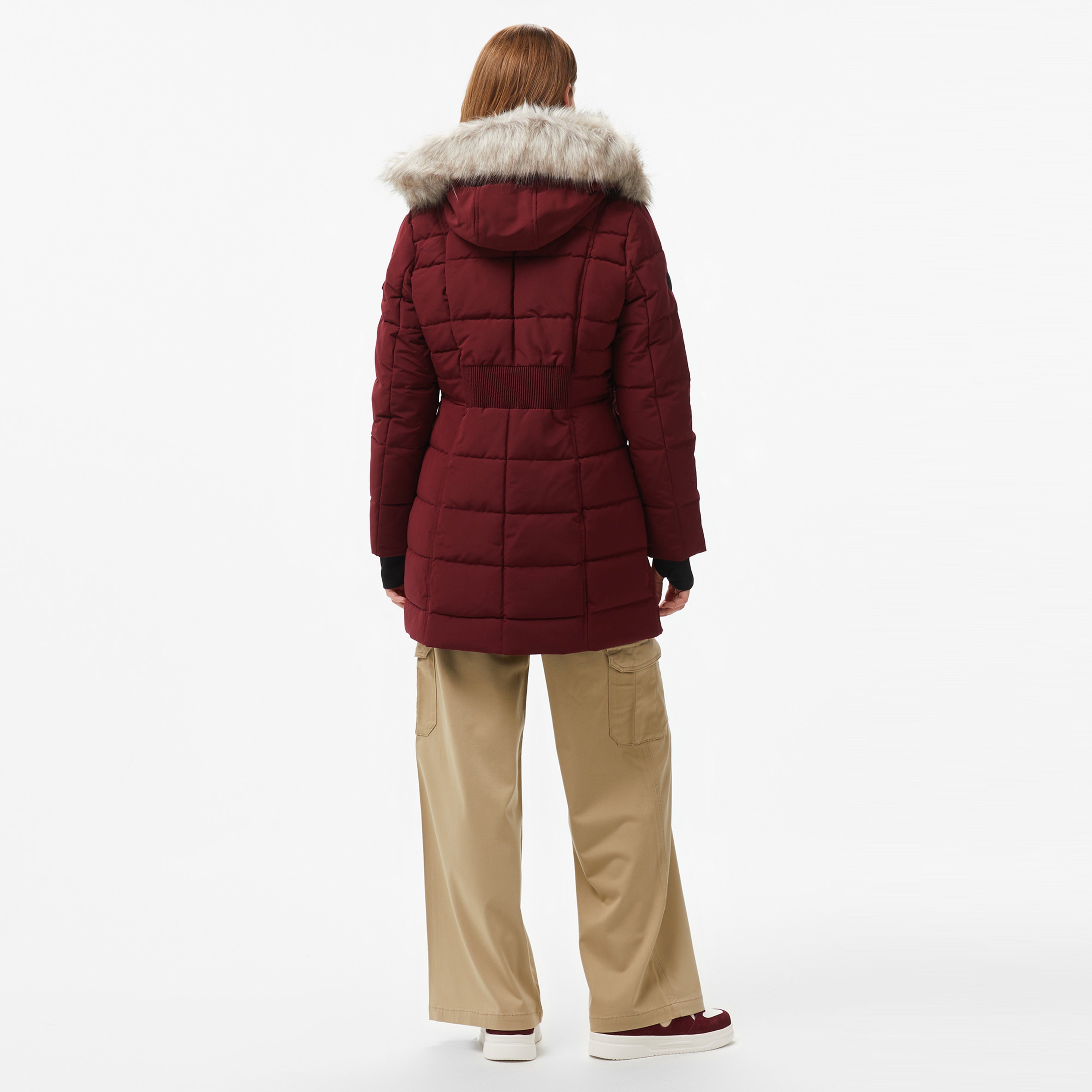 Nautica Kadın Bordo Mont