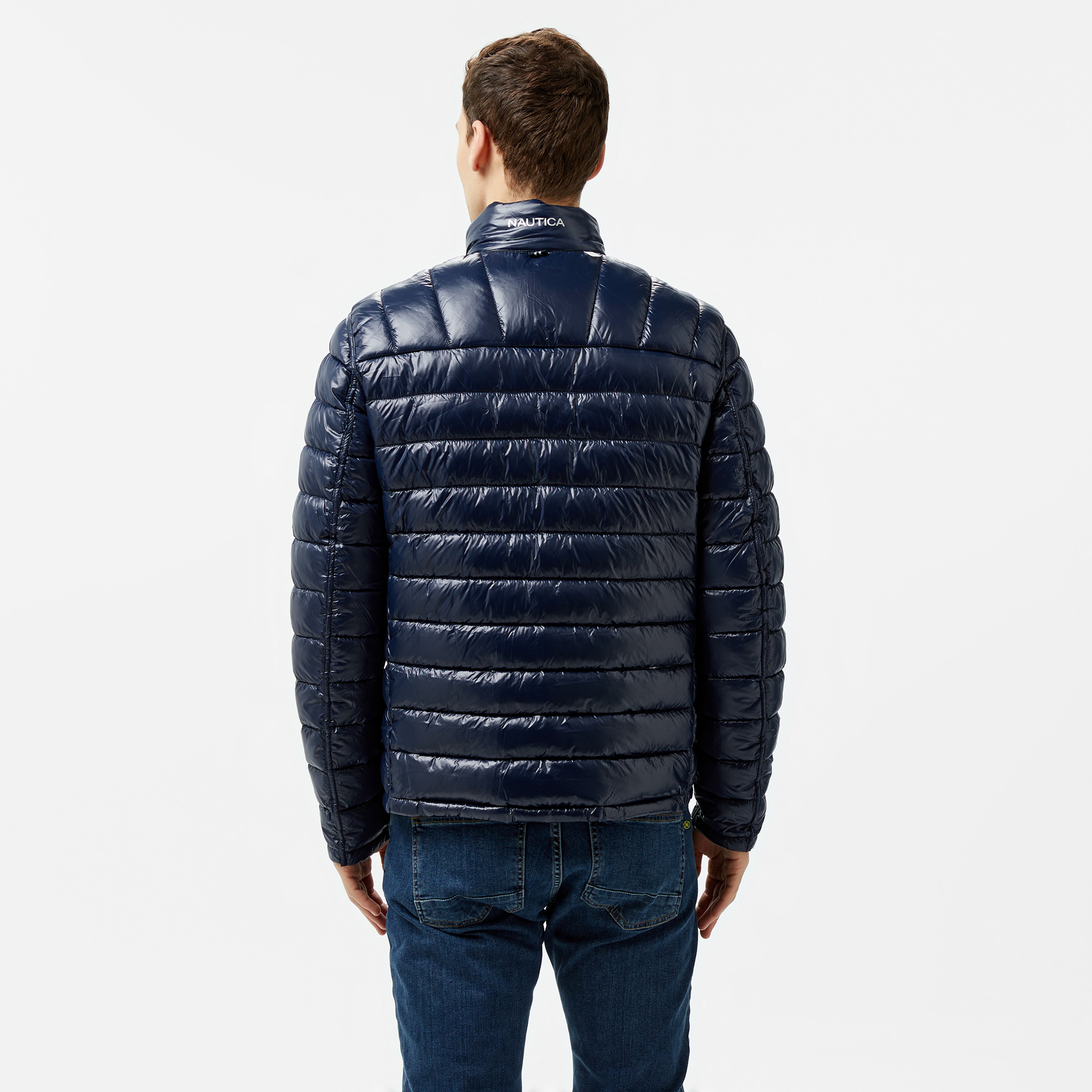 Nautica Erkek Yeşil/Lacivert Çift Taraflı Mont