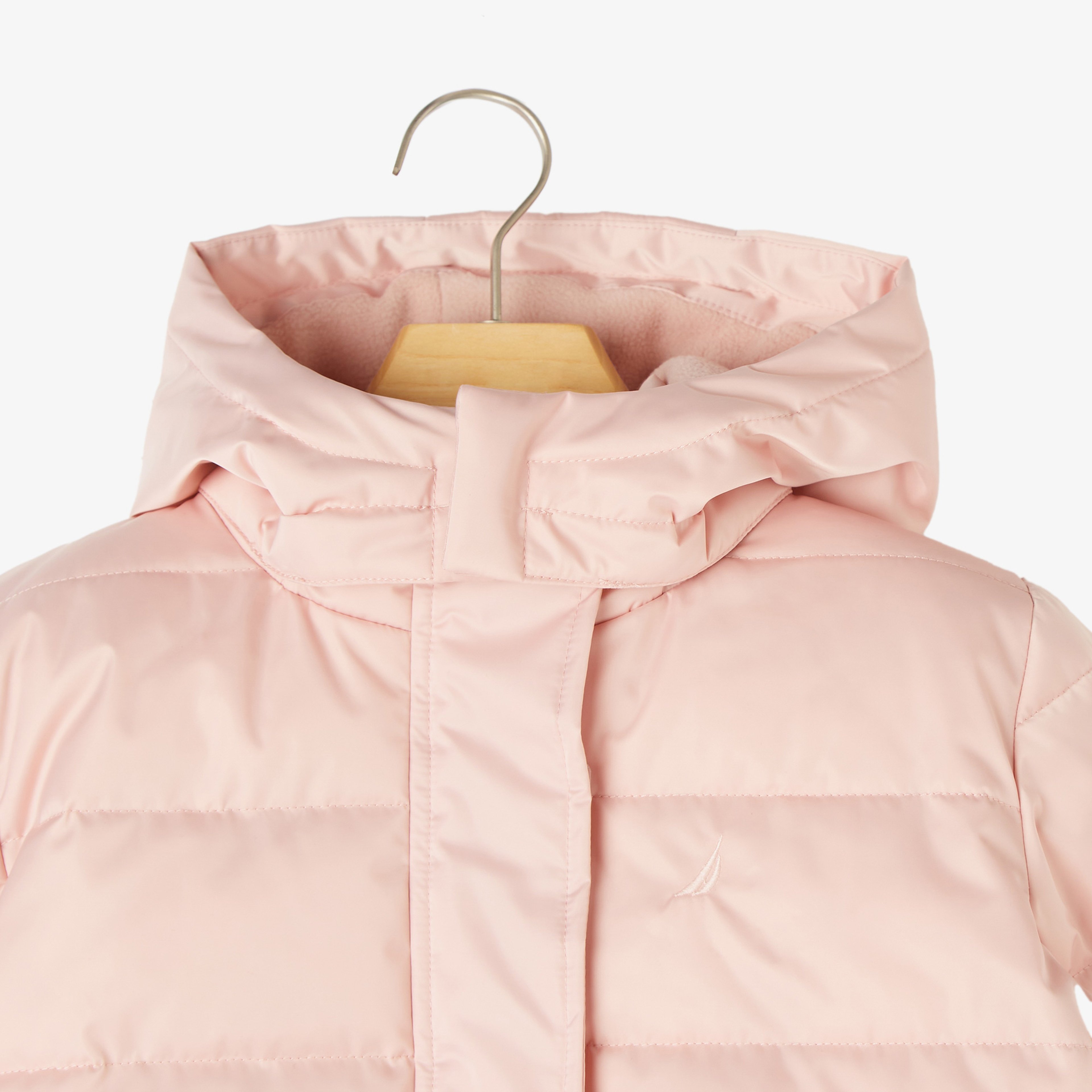 Nautica Kız Çocuk Pembe Kapüşonlu Mont
