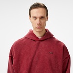 Under Armour icon Hwt Flc Wash Os  Erkek Bordo Hoodie
