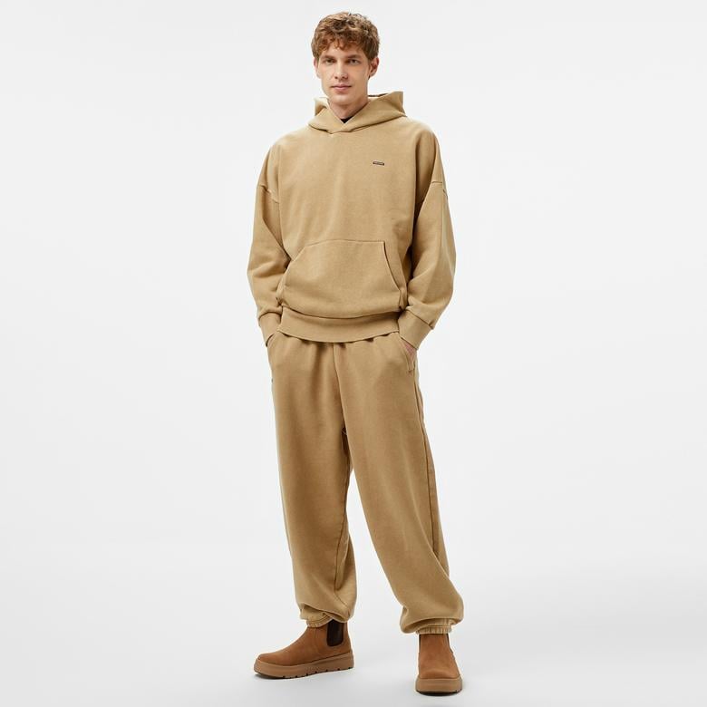 Under Armour icon Hwt Flc Wash Os  Erkek Kahverengi Eşofman Altı