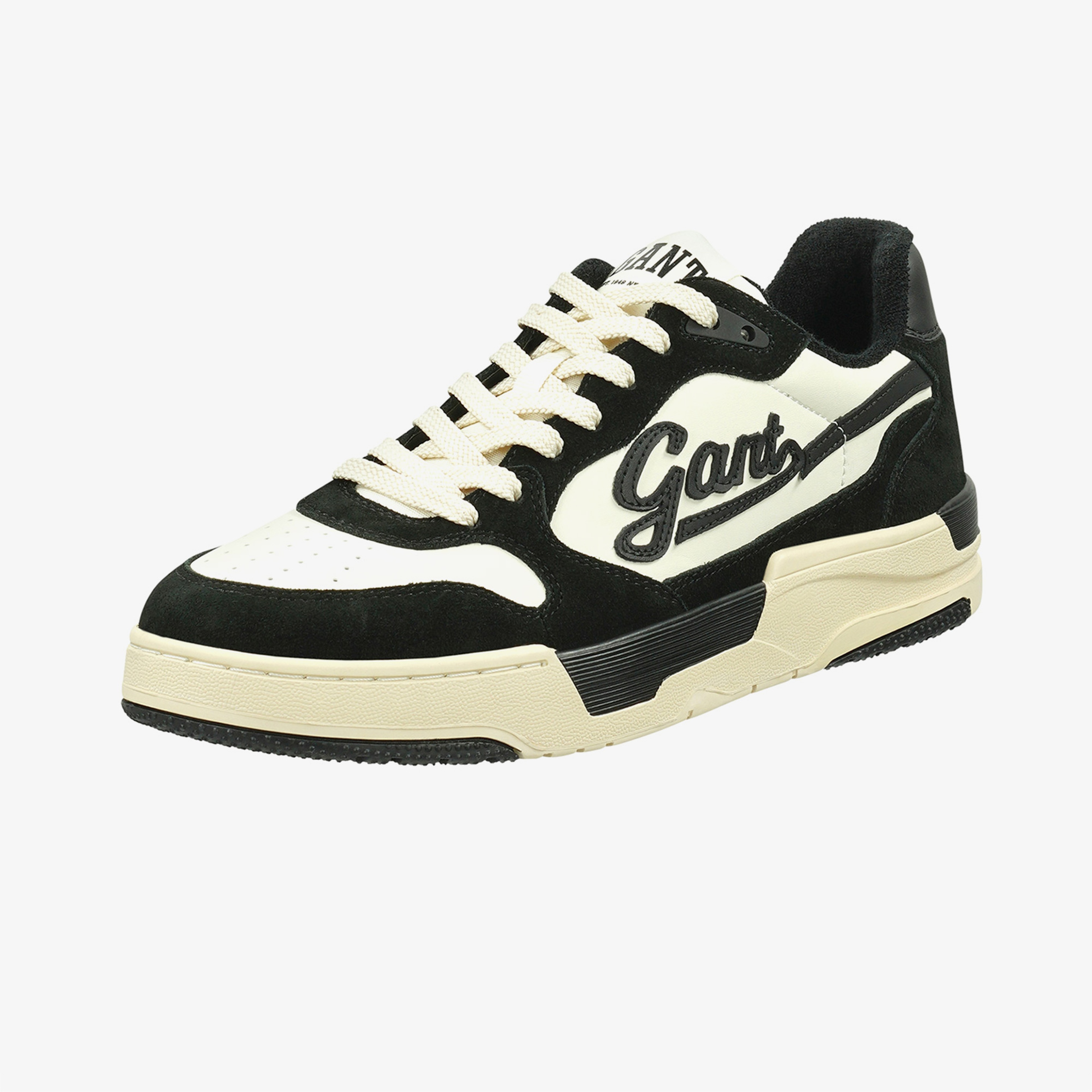 GANT Erkek Siyah Deri Sneaker