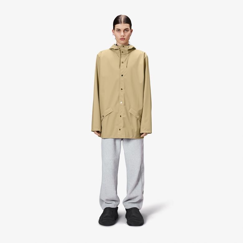 Rains Classic Unisex Bej Yağmurluk