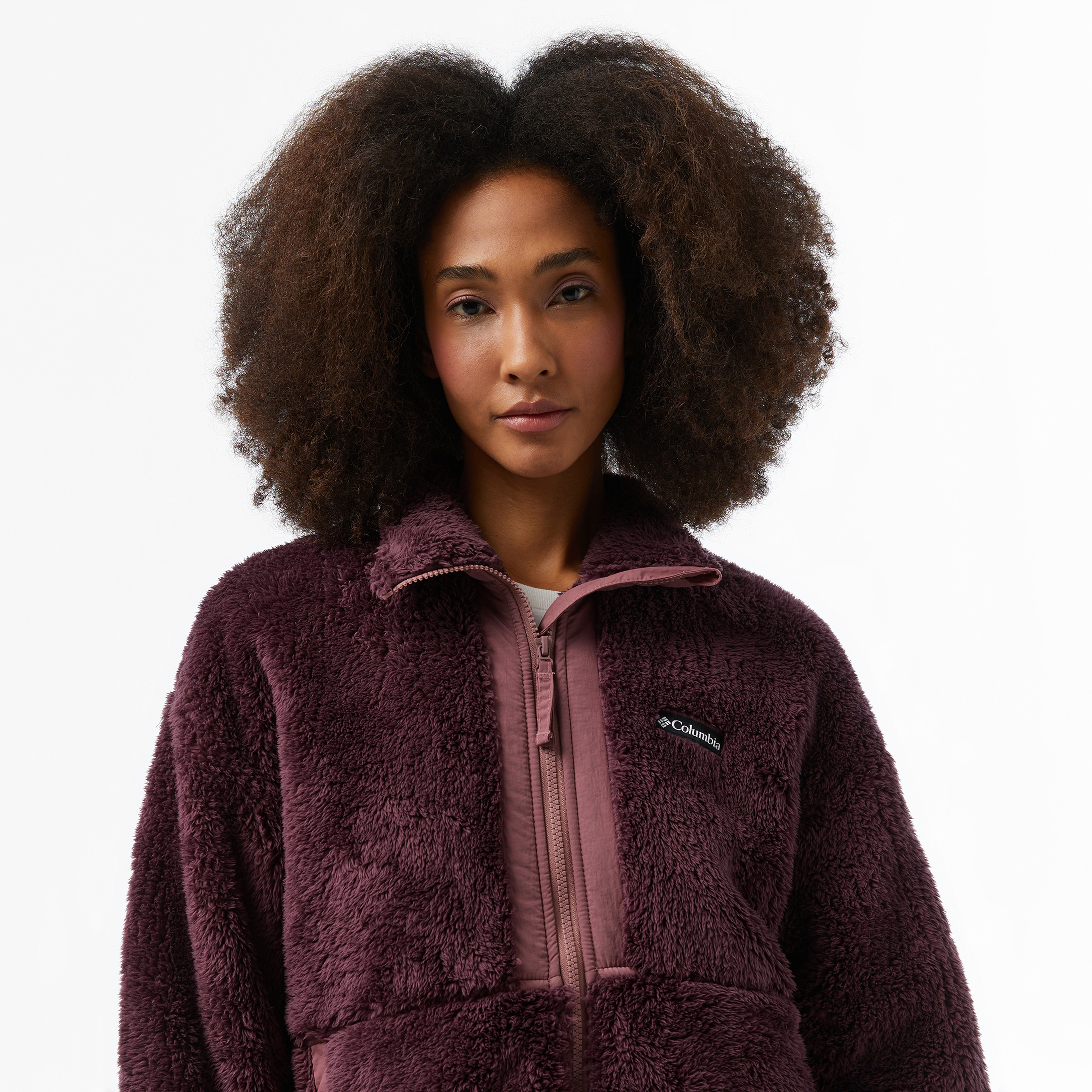 Columbia Boundless Discovery Sherpa Full Zip Kadın Bordo Mont